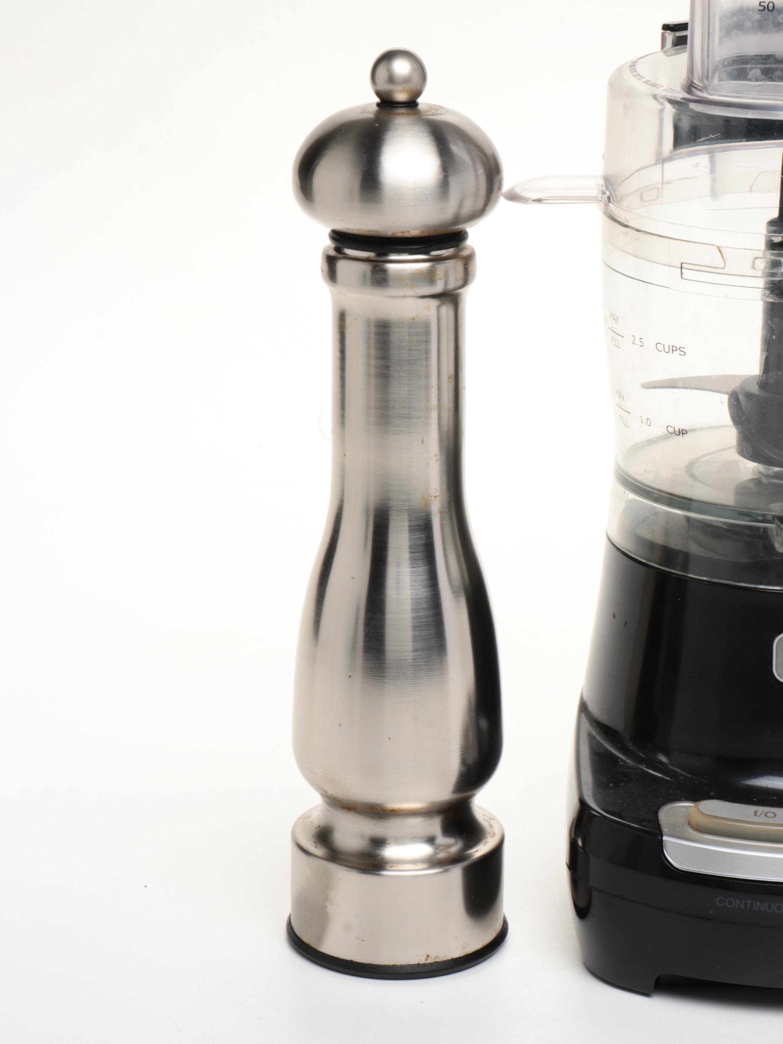 Wolfgang Puck Food Processor with Other Kitchen Appliances and Accessories