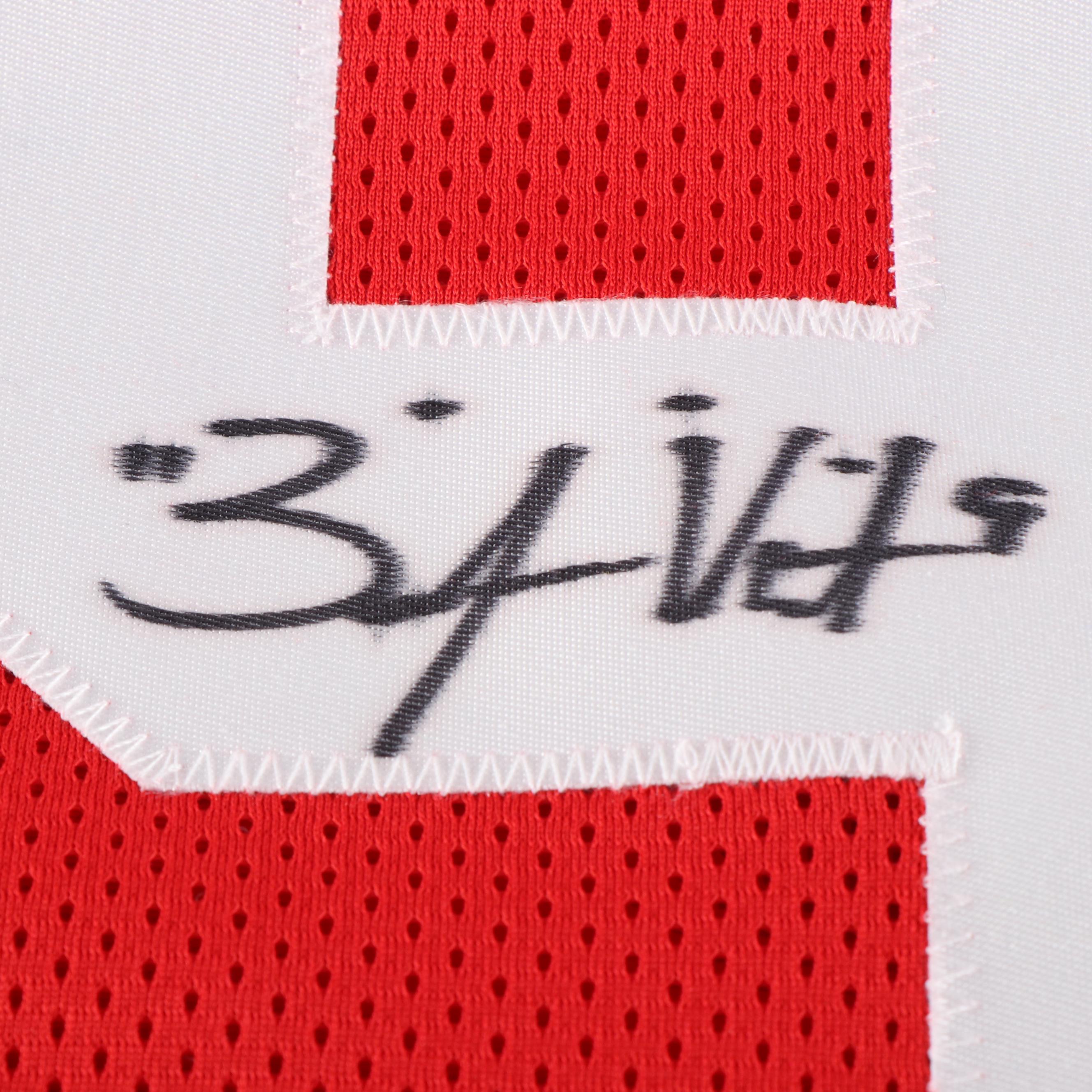 Julian Fleming and Binjimen Victor Signed Ohio State Buckeyes Jerseys, JSA