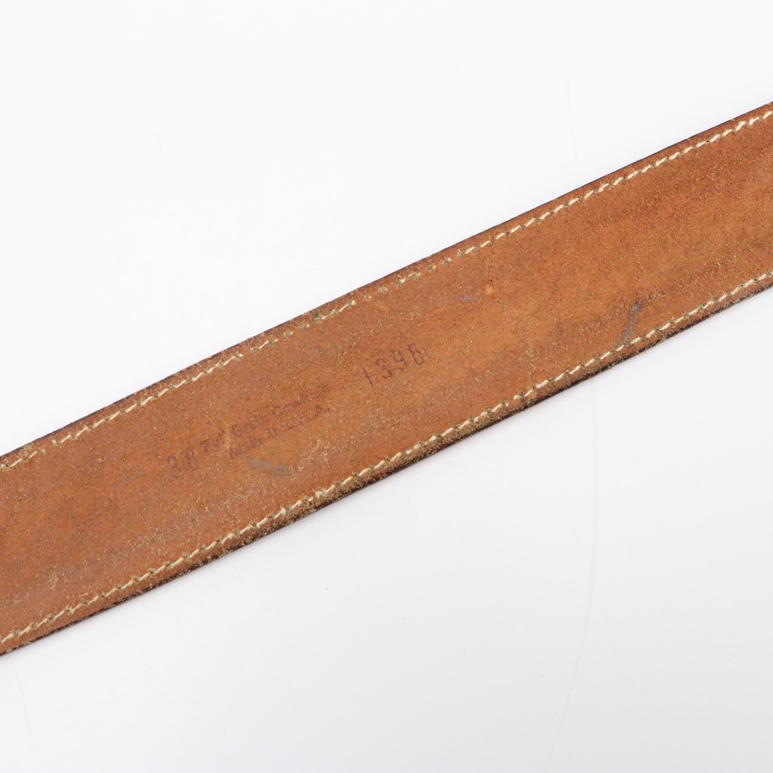 Brown Leather Belts and Rectangular Belt Buckles from Carelen Designs and More