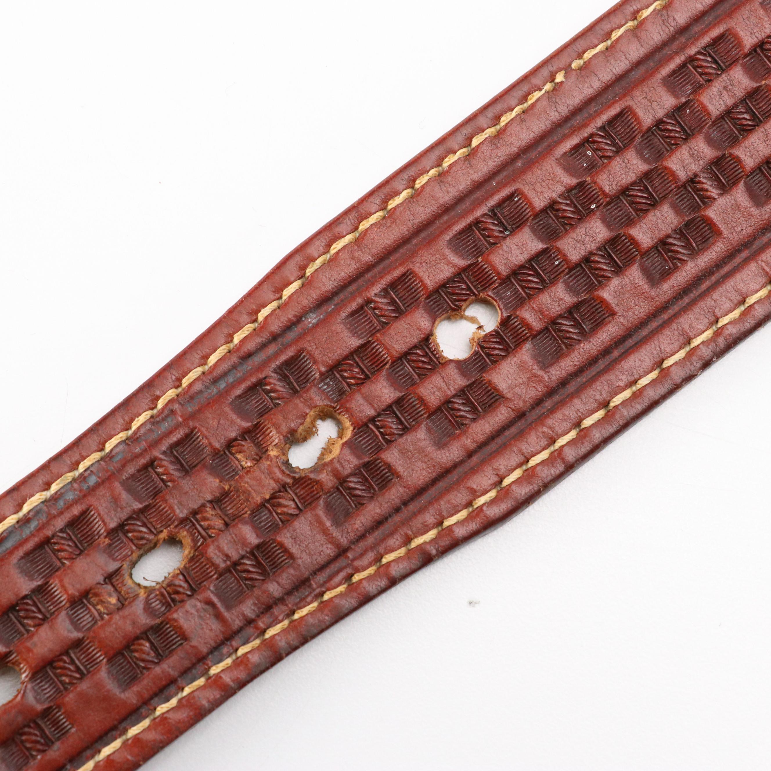 Brown Leather Belts and Rectangular Belt Buckles from Carelen Designs and More