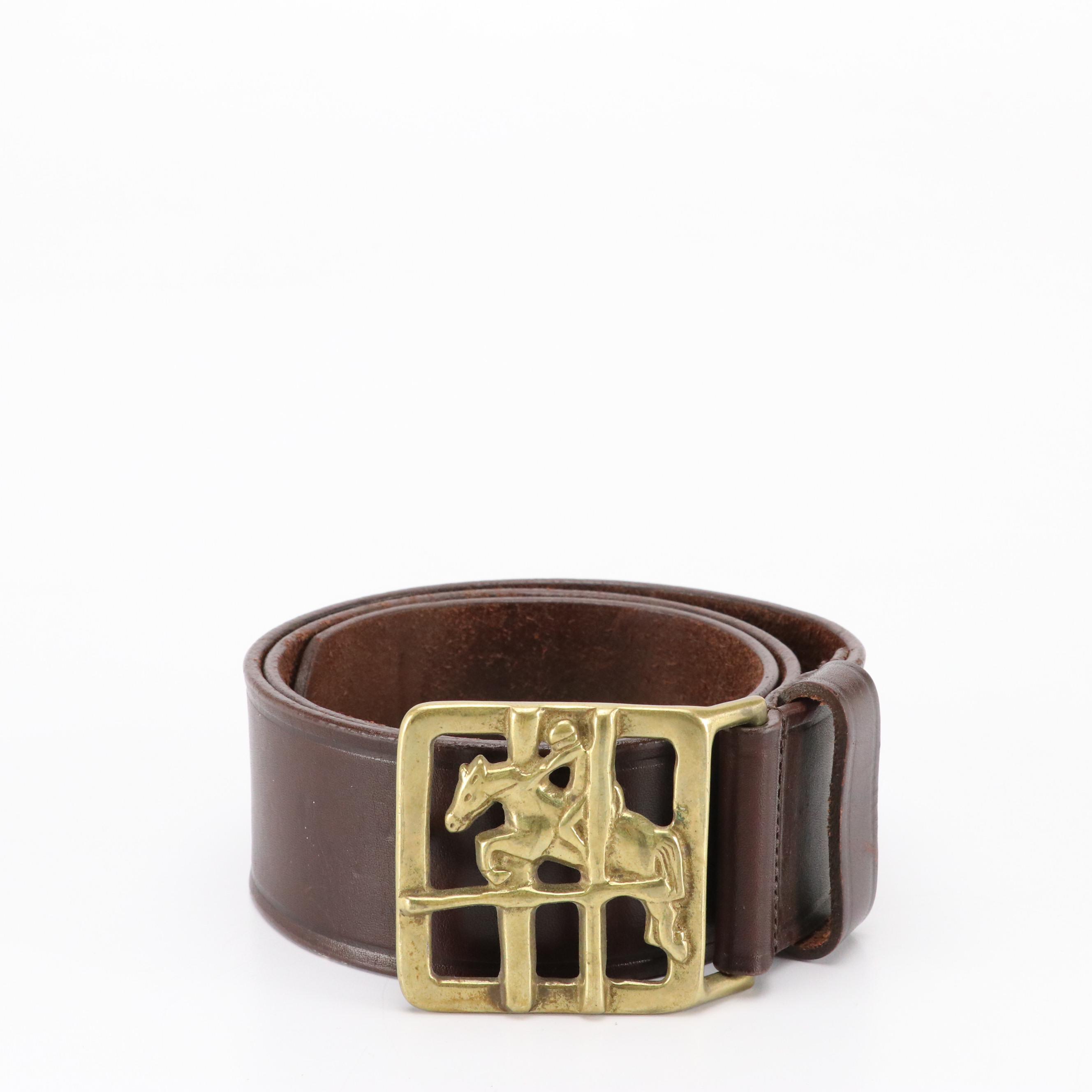 Brown Leather Belts and Rectangular Belt Buckles from Carelen Designs and More