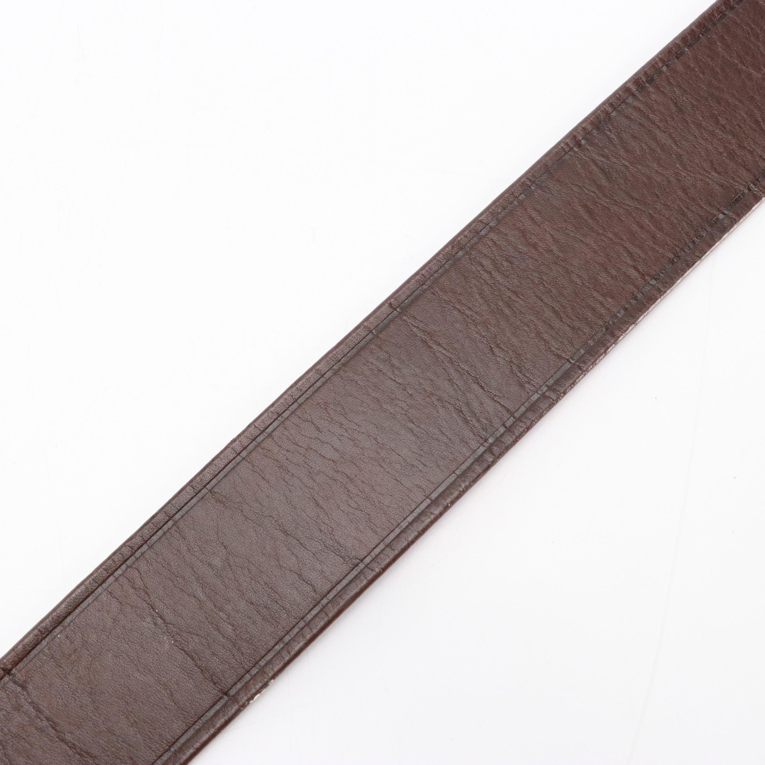 Brown Leather Belts and Rectangular Belt Buckles from Carelen Designs and More