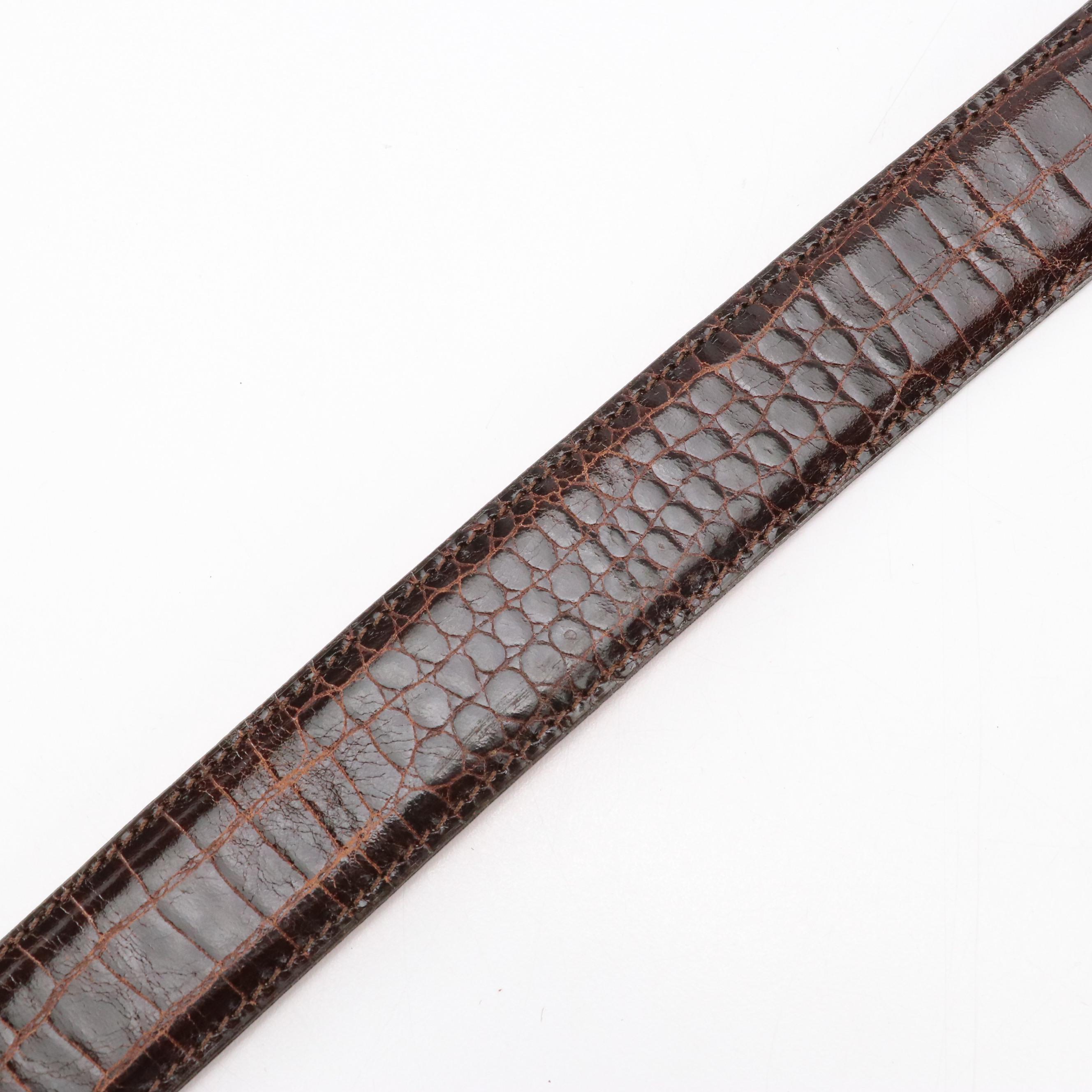 Brown Leather Belts and Rectangular Belt Buckles from Carelen Designs and More