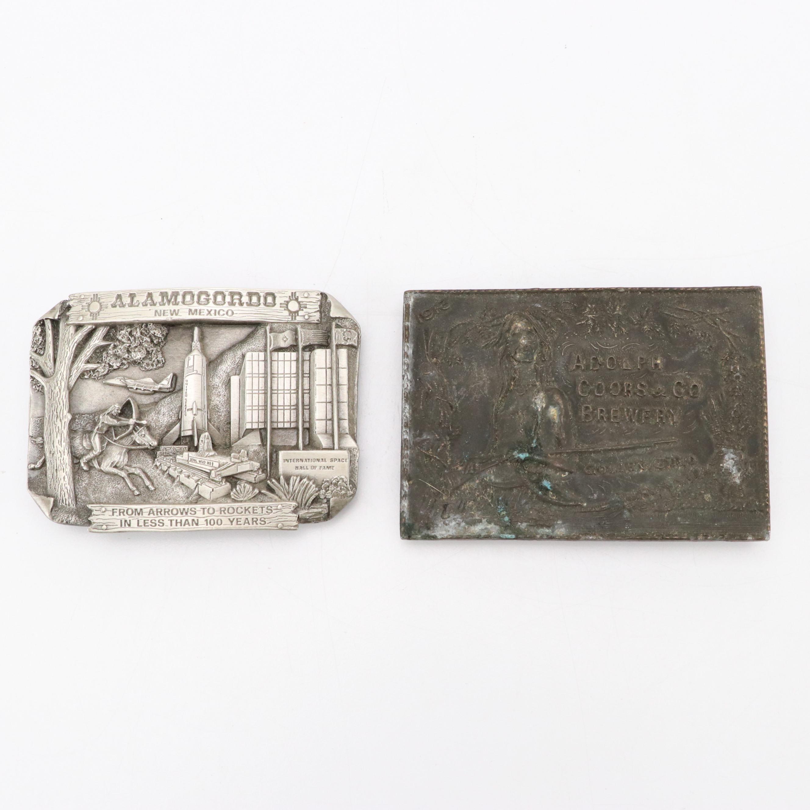 Brown Leather Belts and Rectangular Belt Buckles from Carelen Designs and More