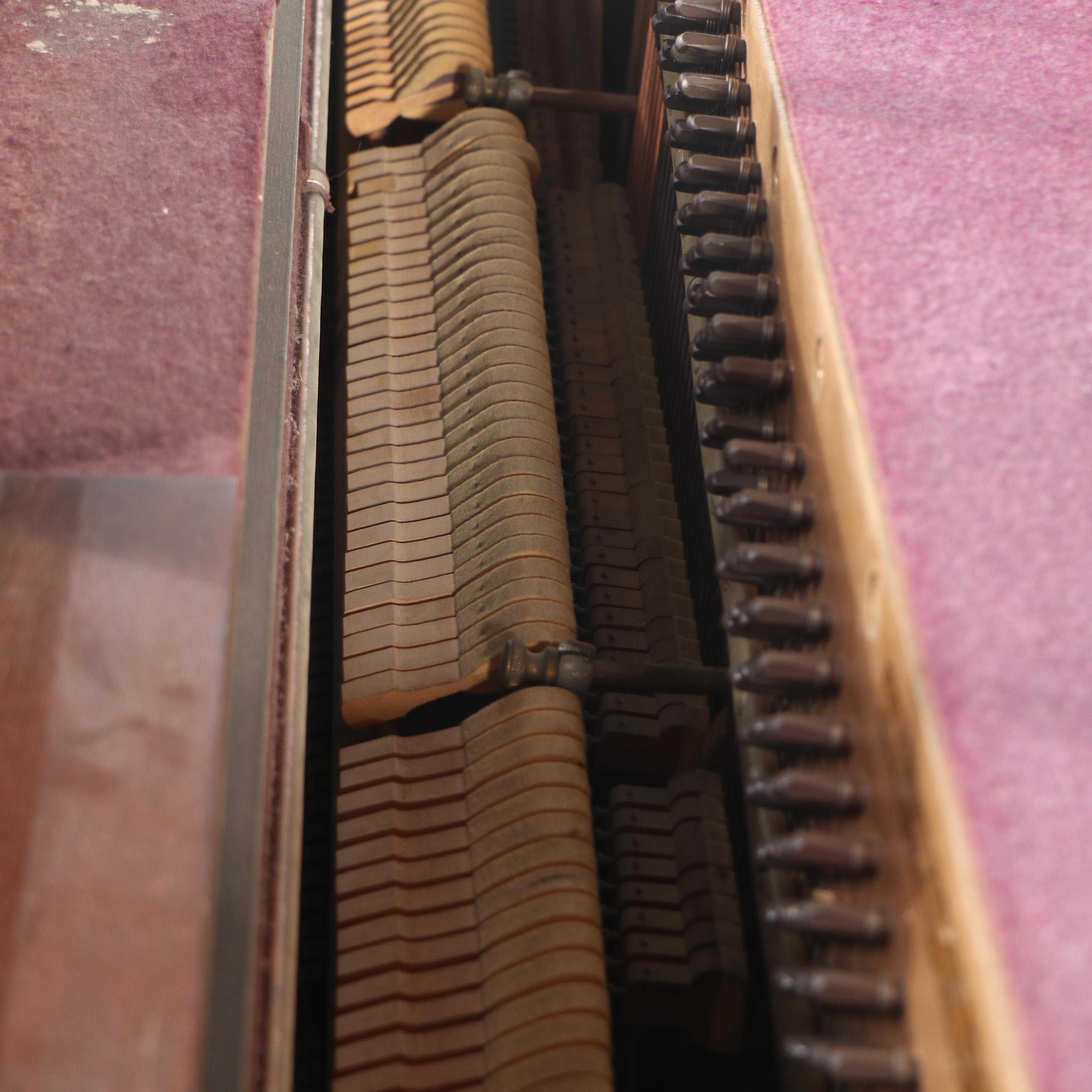 Acrosonic Upright Mahogany Piano with Stool