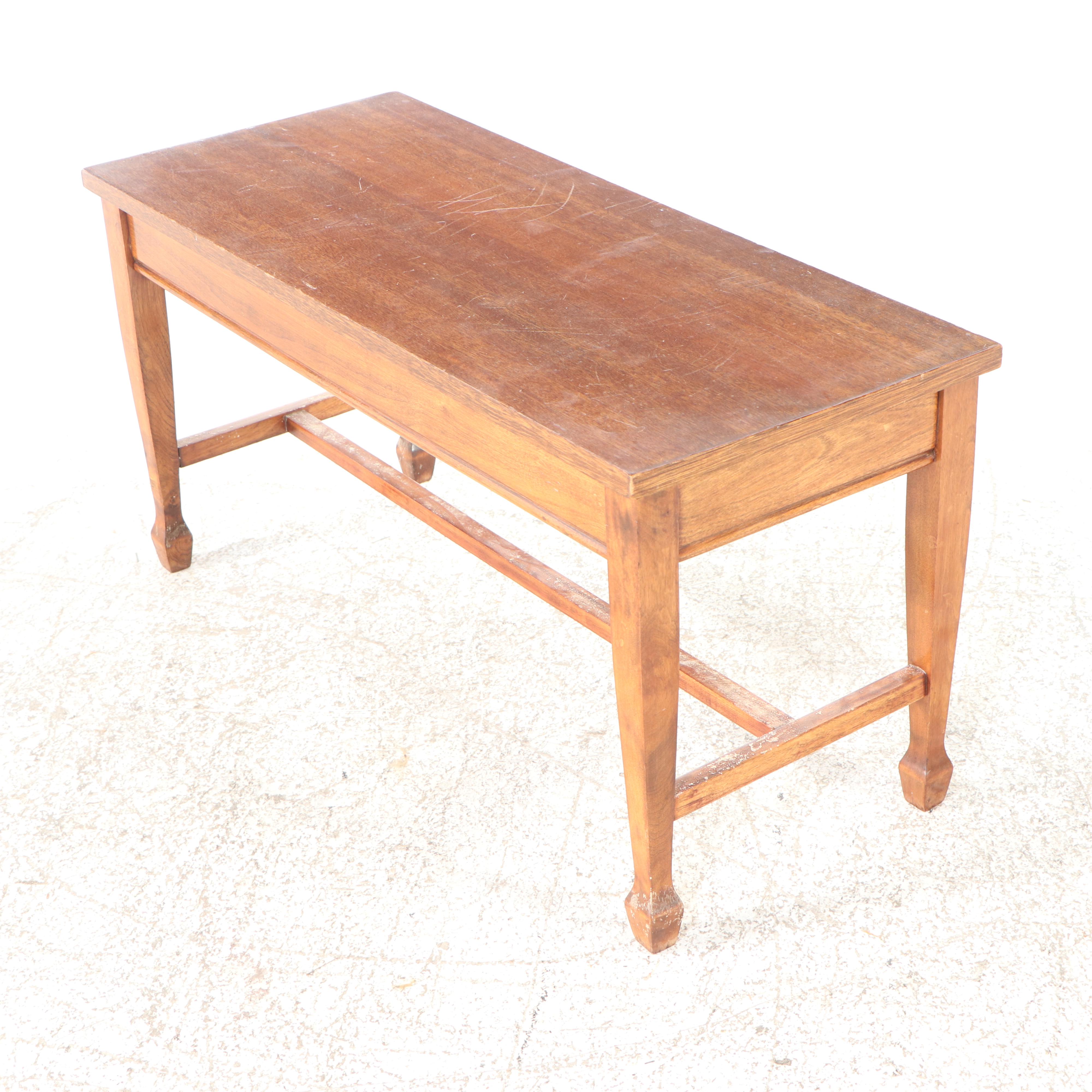 Acrosonic Upright Mahogany Piano with Stool