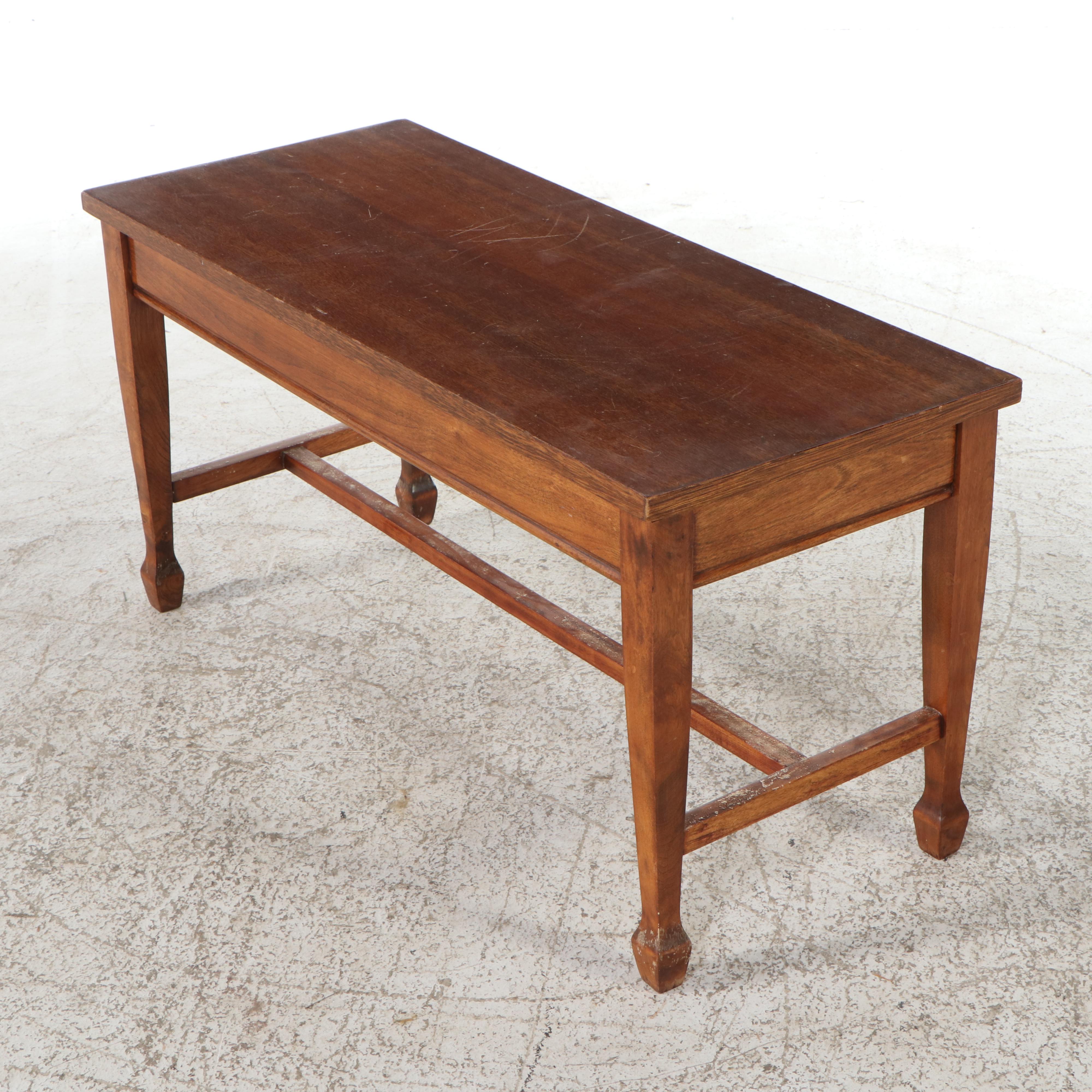 Acrosonic Upright Mahogany Piano with Stool