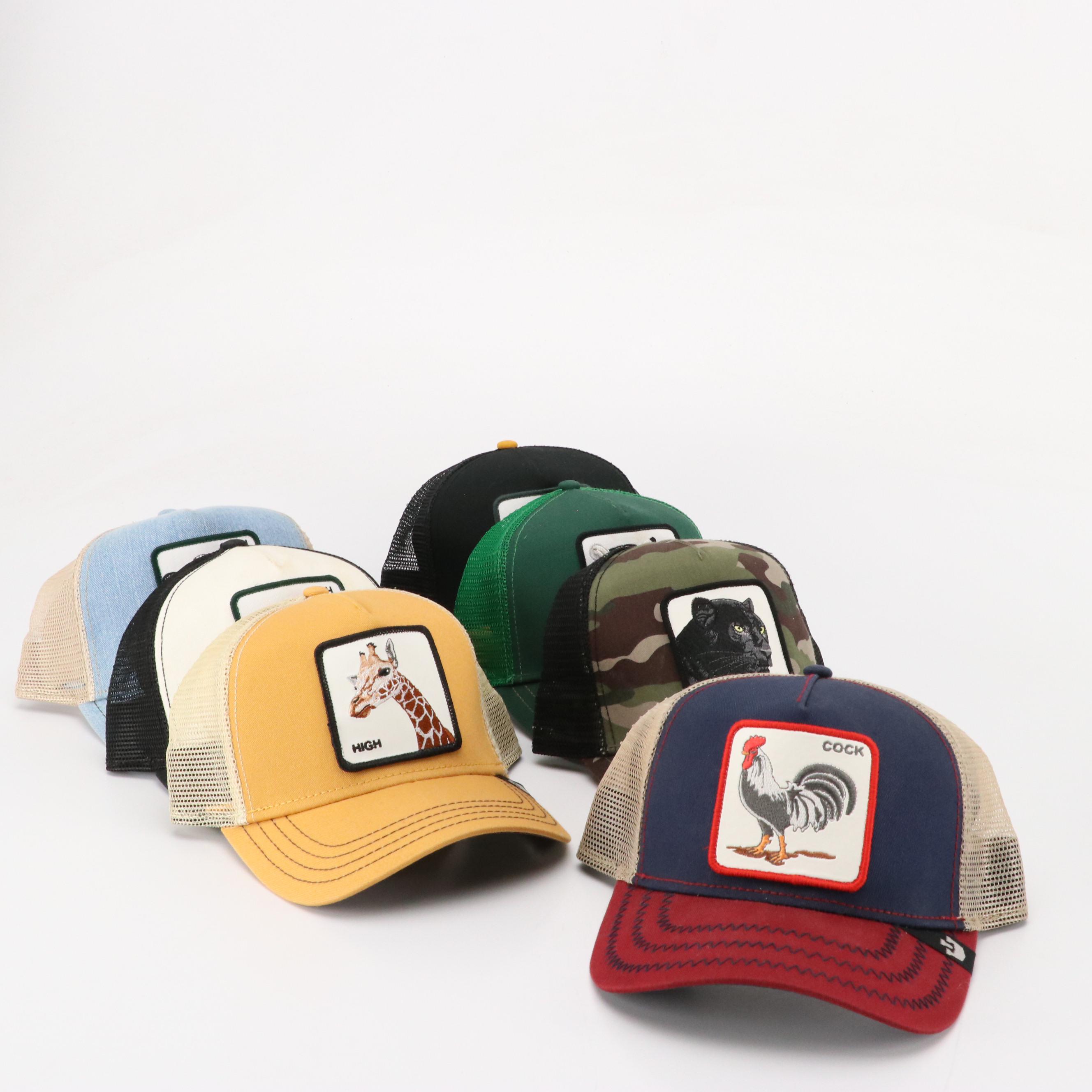 Goorin Bros. Unisex Snapback Trucker Hats Ft. "Panther," "Cock," "Tiger" & More
