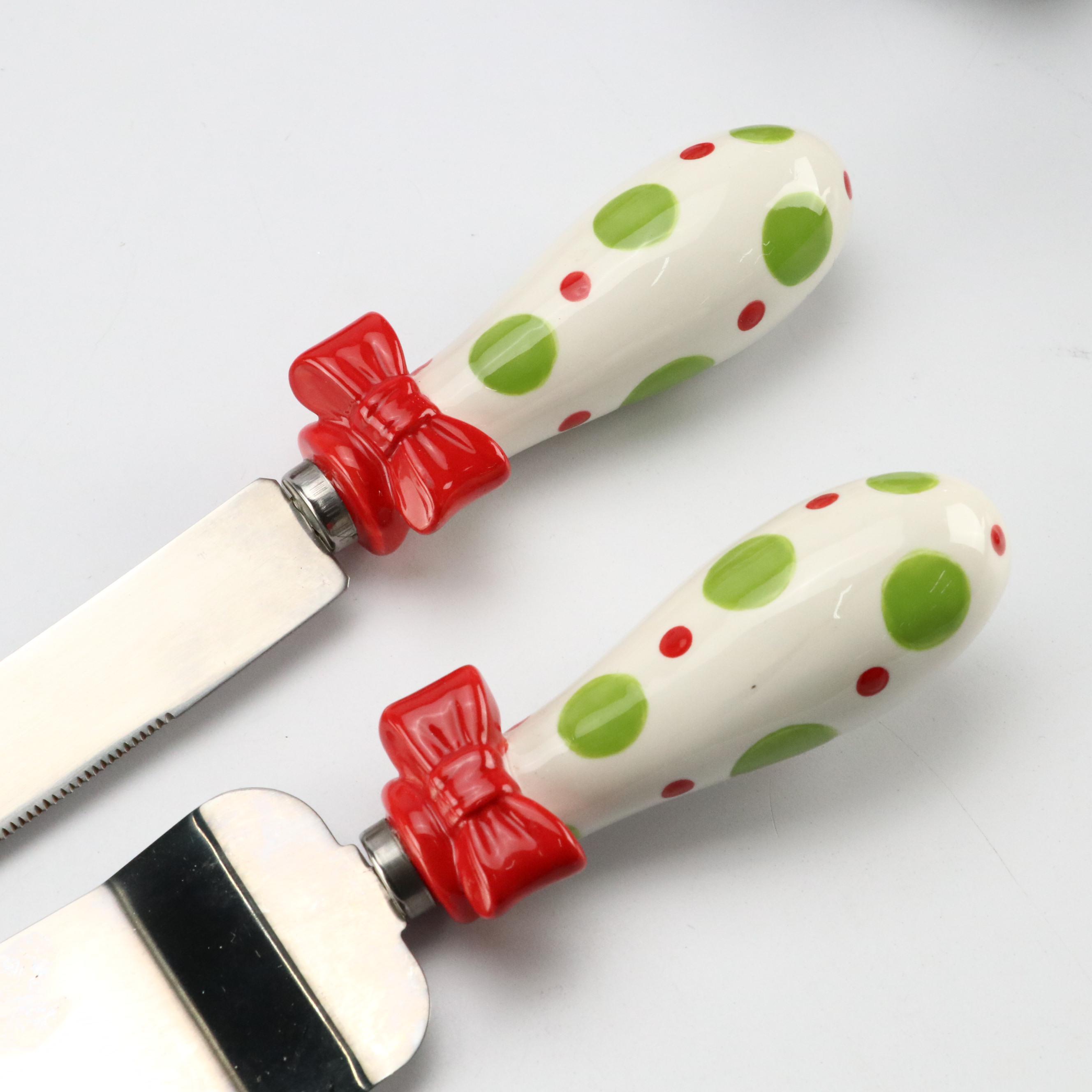 Fitz & Floyd, Pier 1 and Other Christmas Serveware, Plates and More