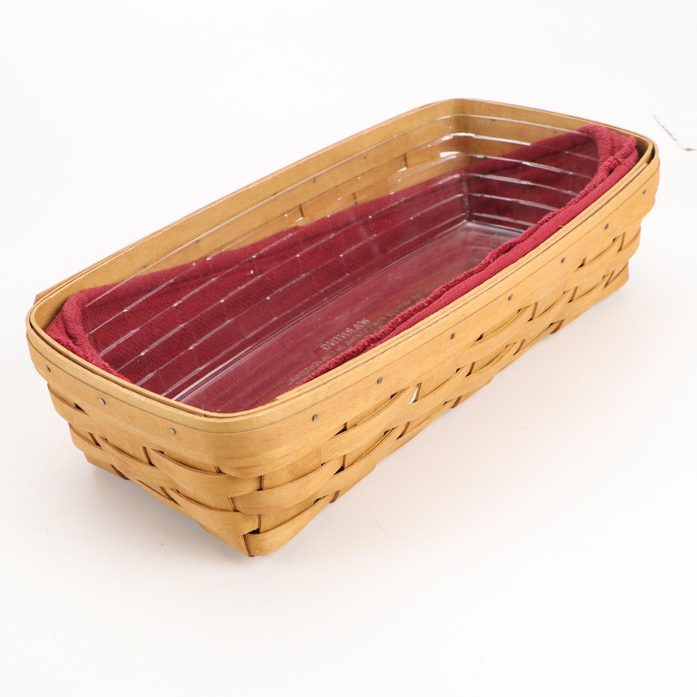 Longaberger Woven Maple Baskets with Tie-Ons, Bags and More