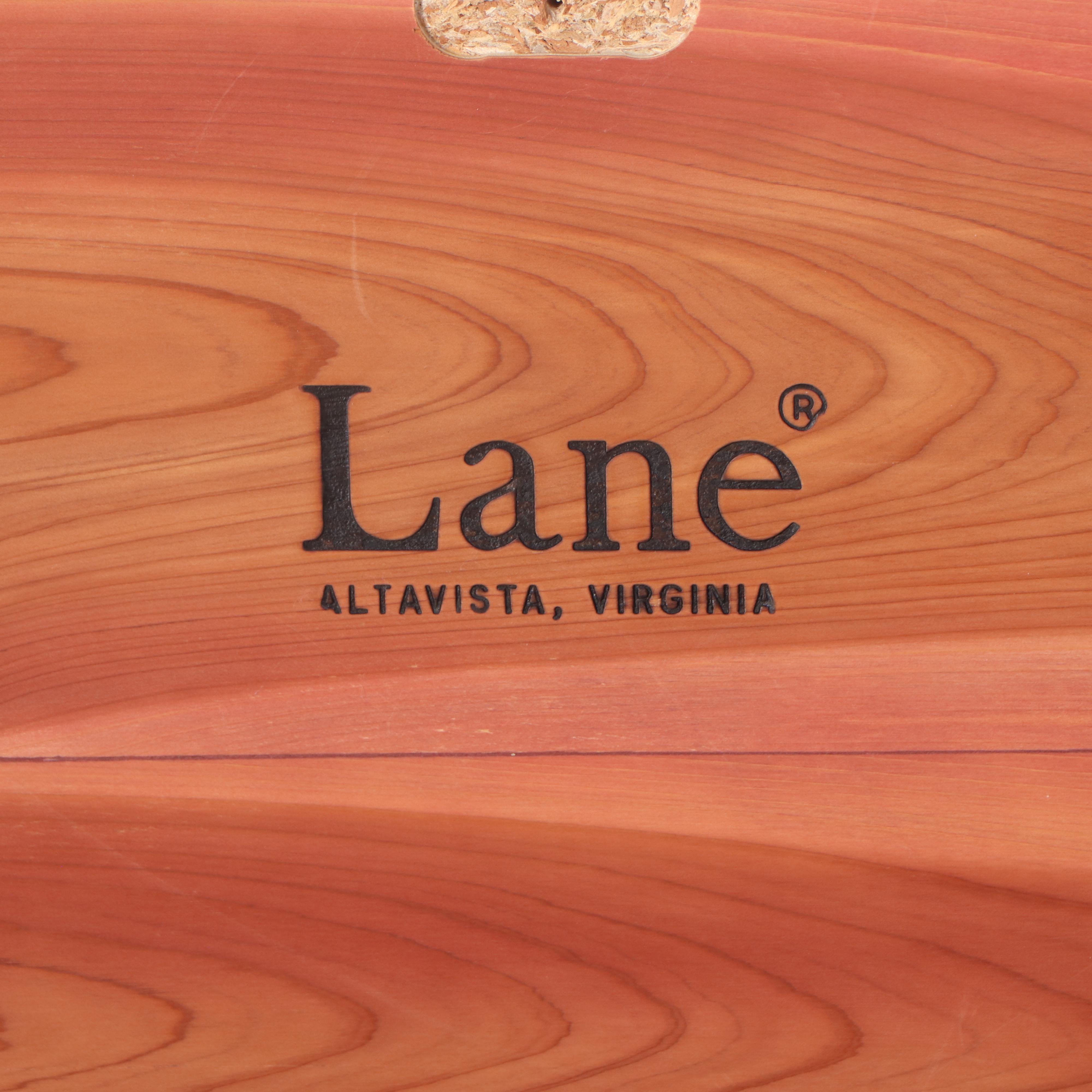 Lane "Aroma-Tite" Colonial Style Bench-Top Cedar-Lined Maple Blanket Chest