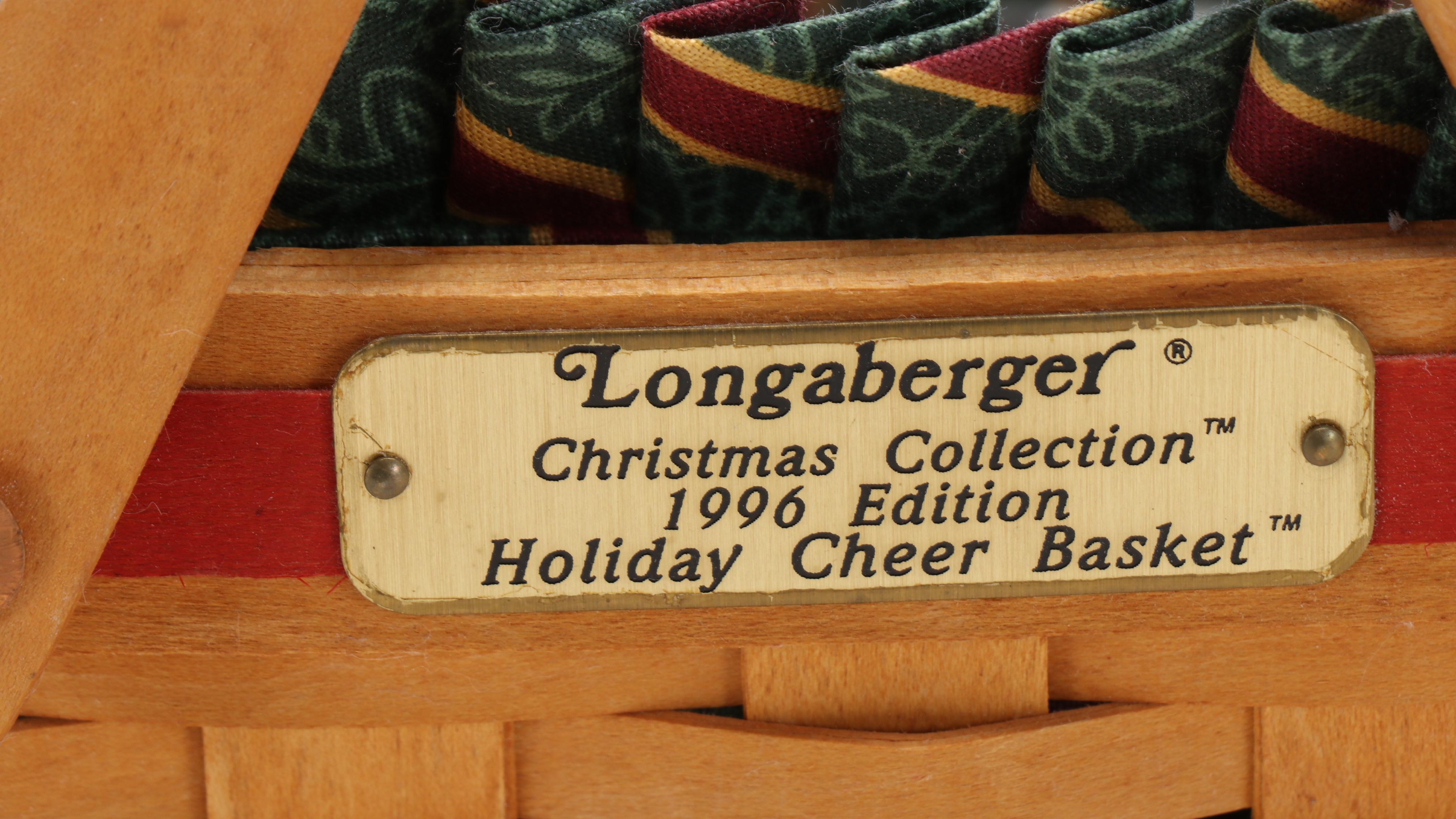 Longaberger Woven Baskets with Fabric Liners