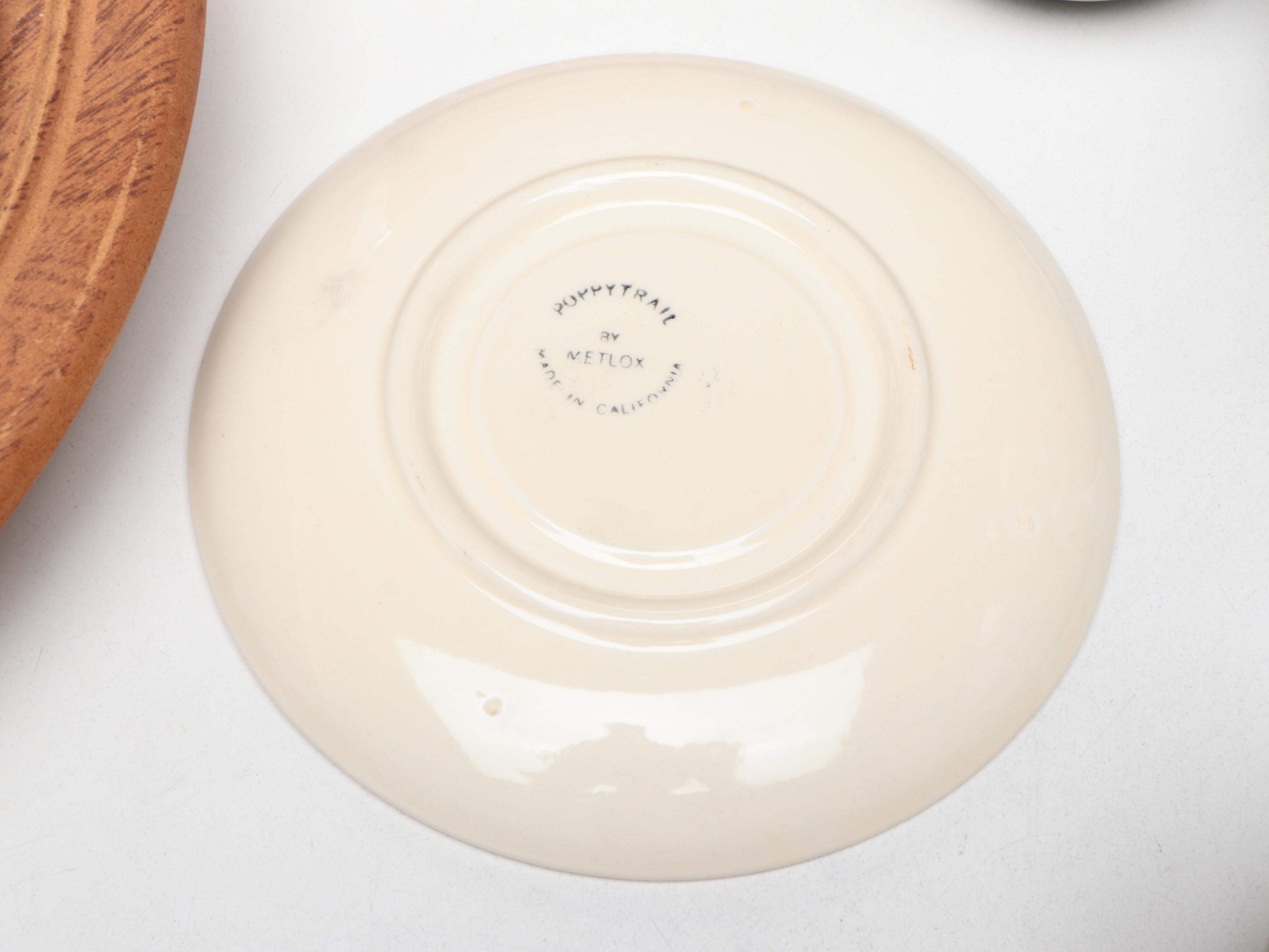 Metlox "California Strawberry" Ceramic Dinnerware and Serveware