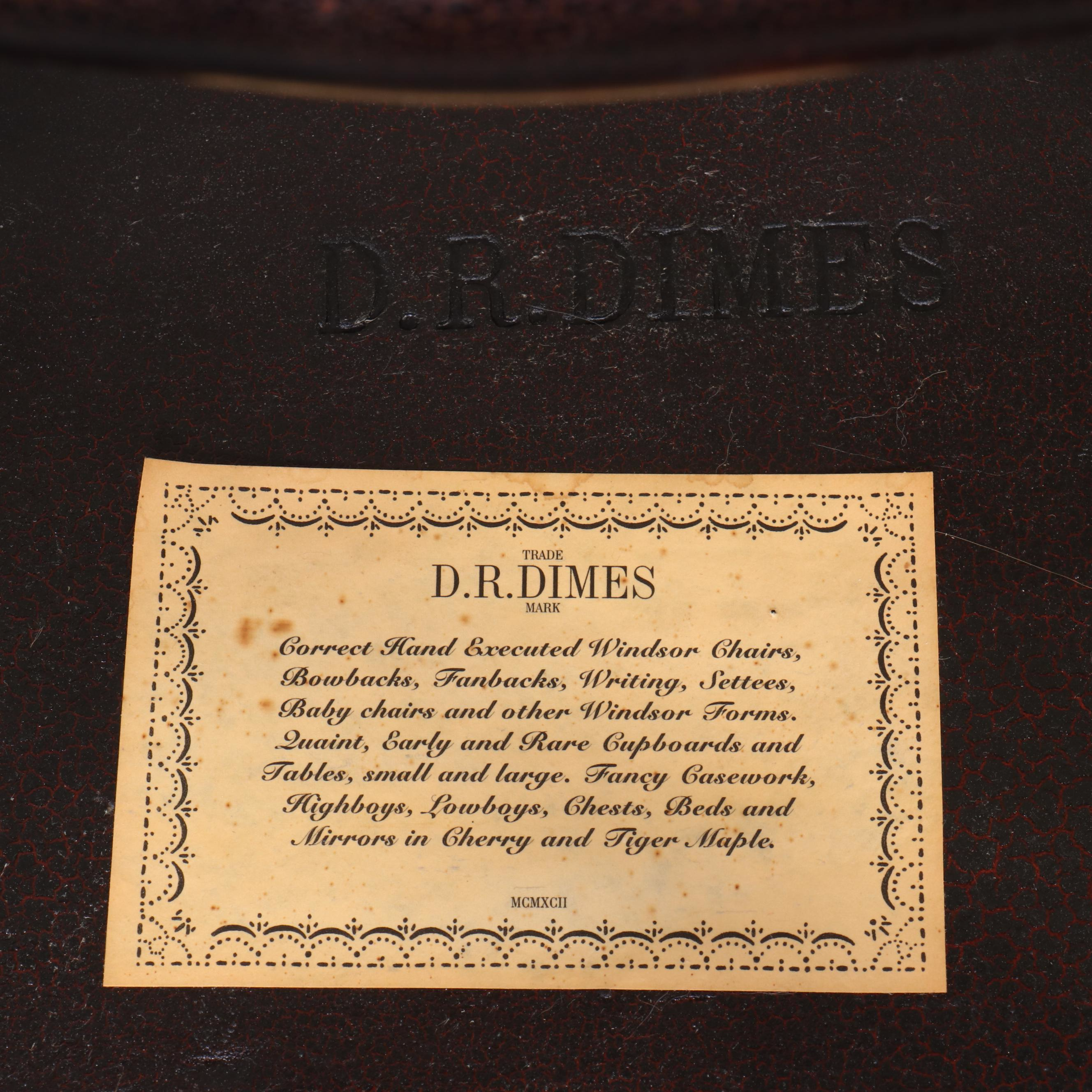 Set of Eight Benchmade D. R. Dimes Windsor Dining Chairs, 20th Century