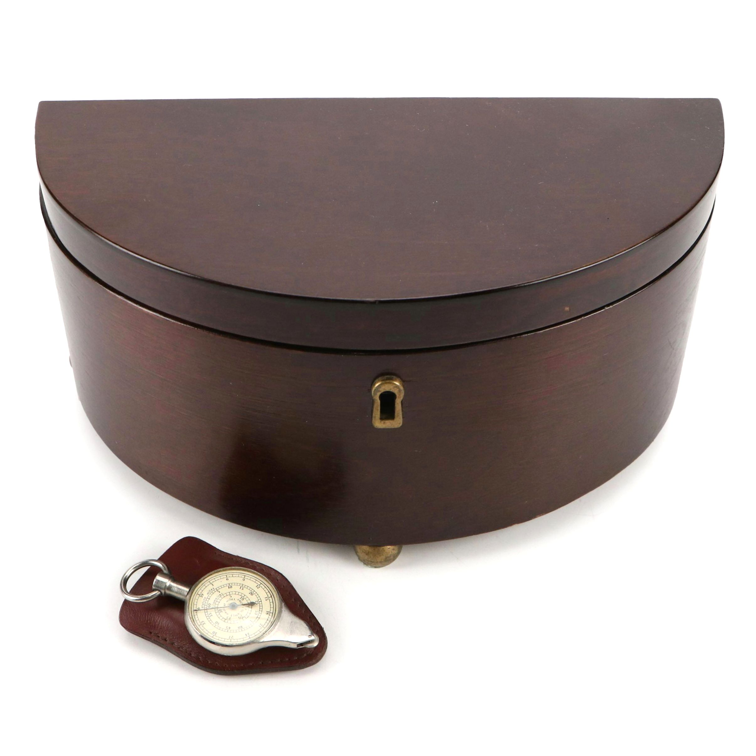 German Cutiecut Double-Sided Curvimeter with Jewelry Box