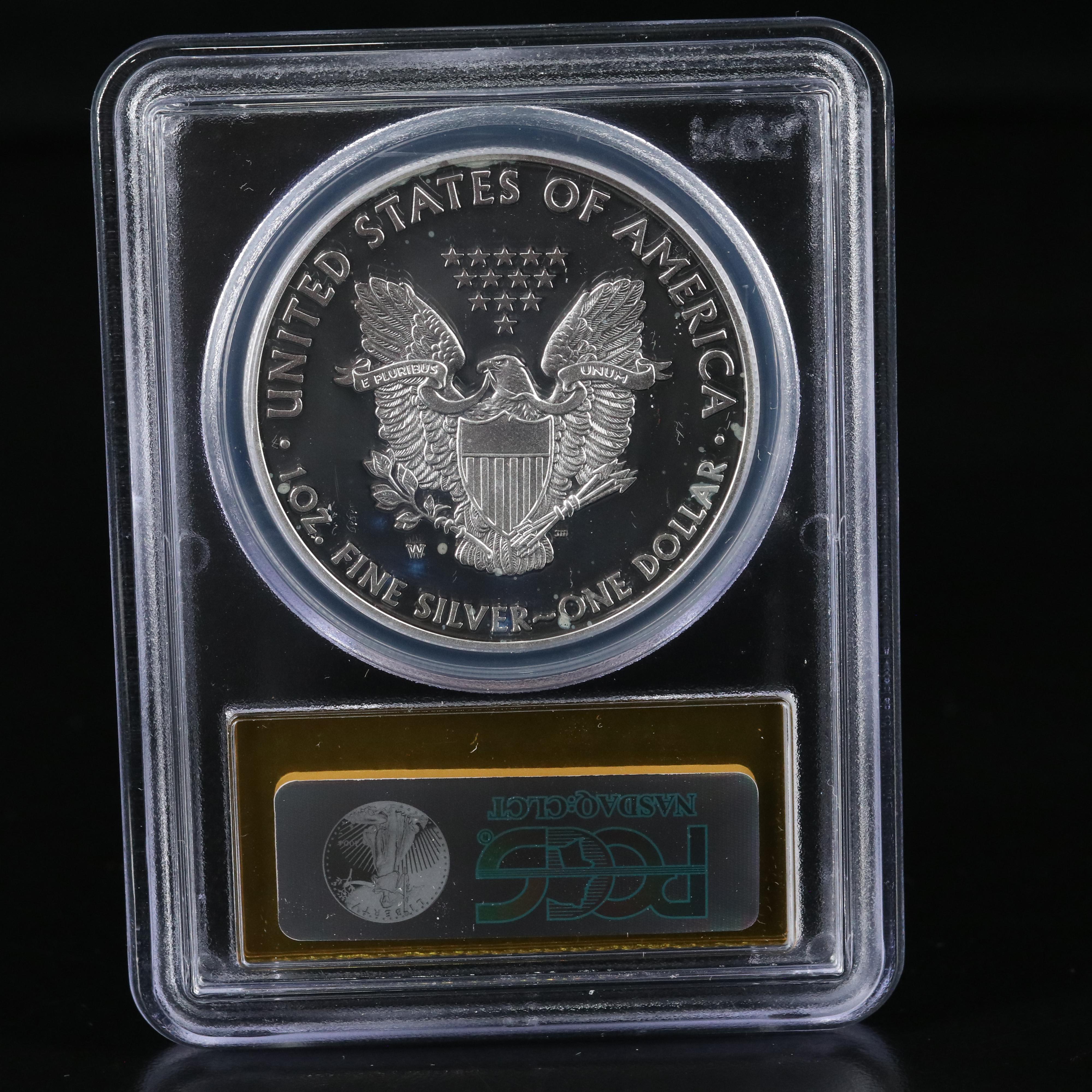 PCGS PR70DCAM First Strike 2014-W $1 U.S. Silver Eagle