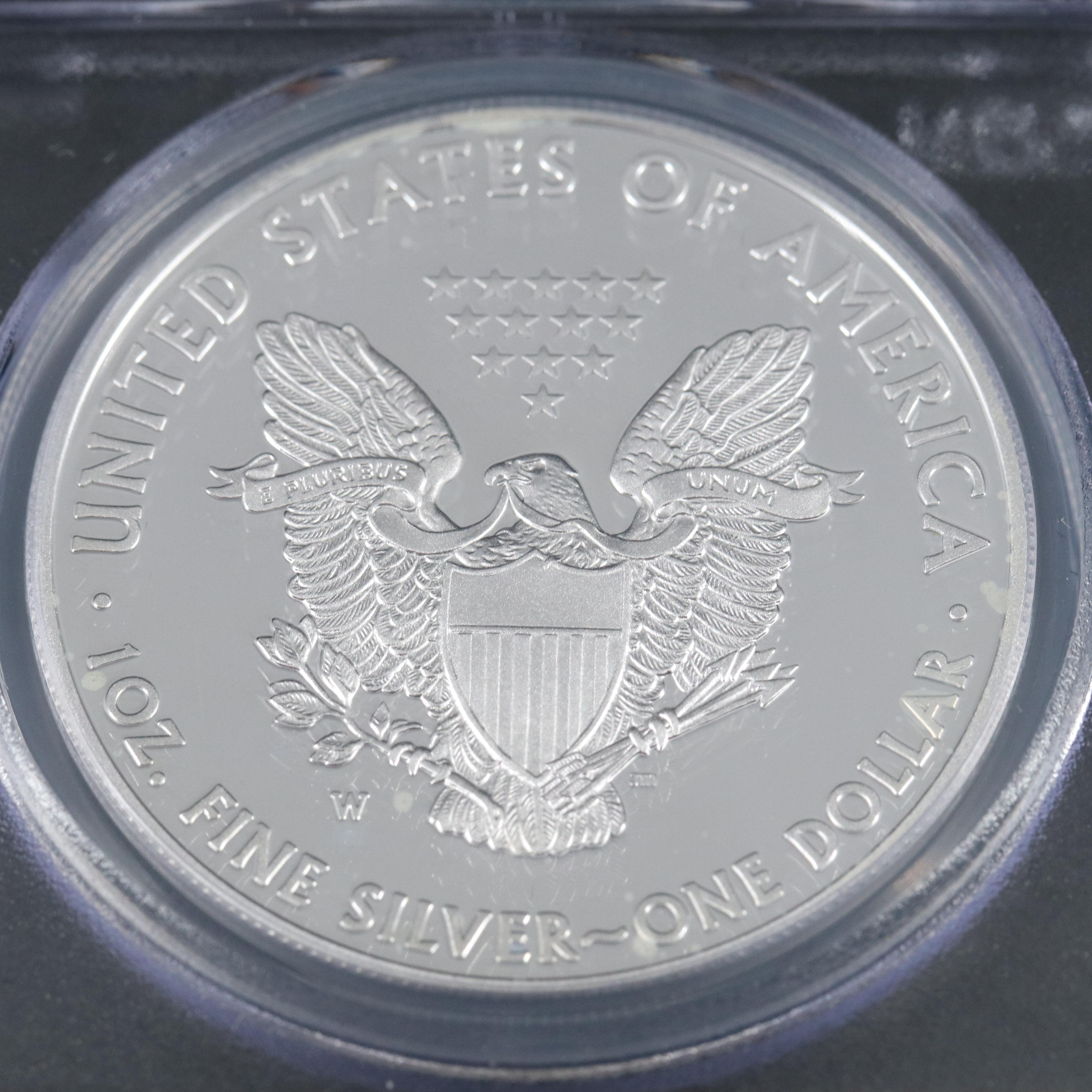 PCGS PR70DCAM First Strike 2014-W $1 U.S. Silver Eagle
