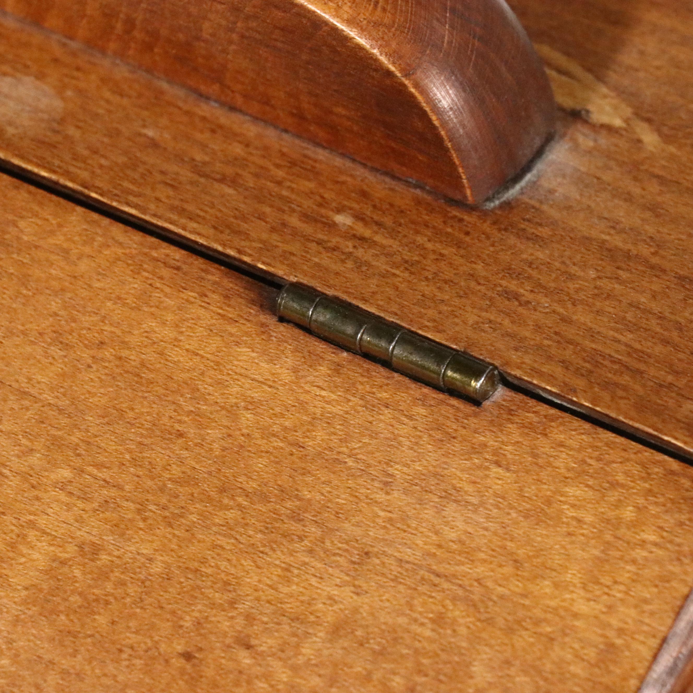 Maple Sewing Stand with Interior Tray, Mid to Late 20th Century