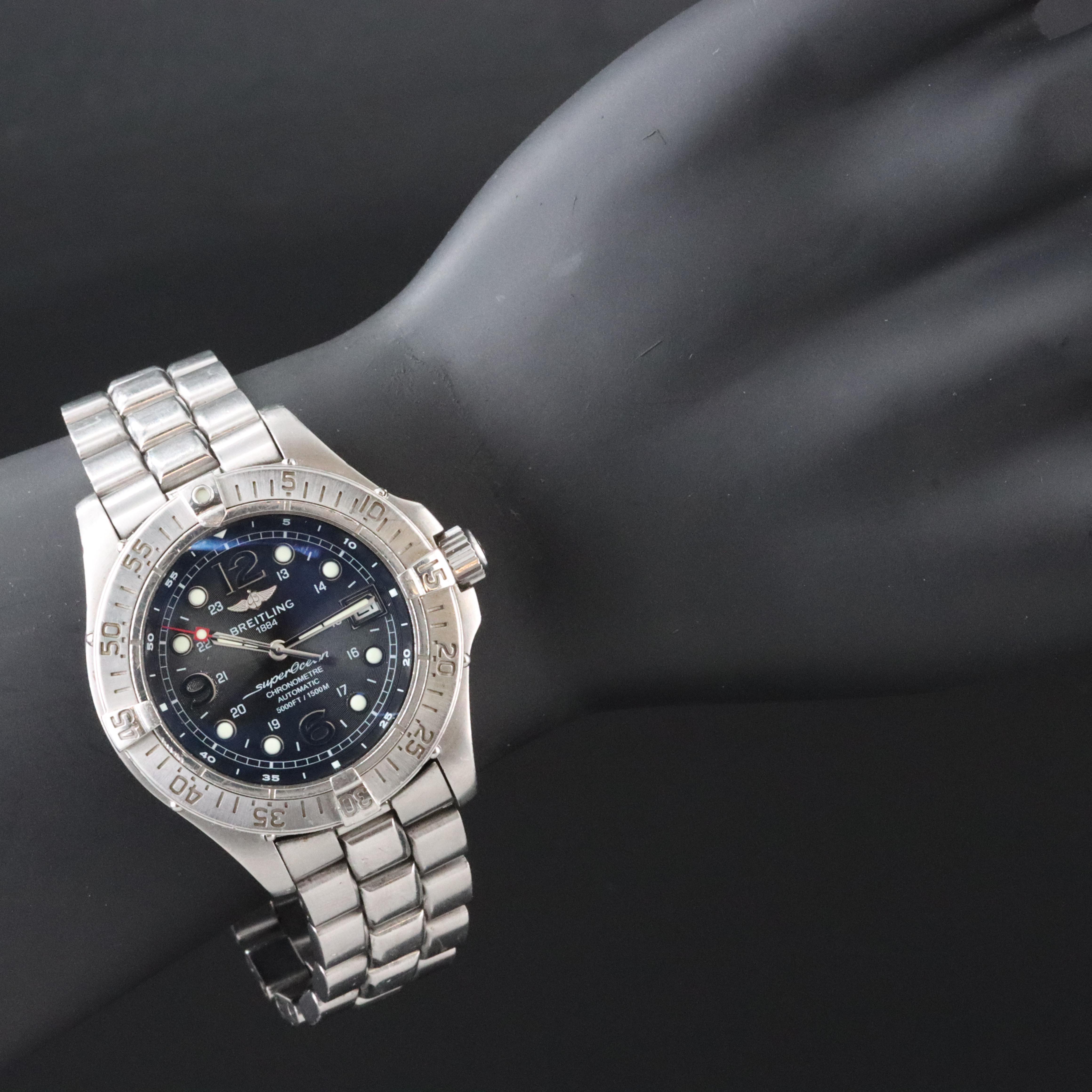Breitling Superocean 1500 Meters Automatic Date Watch