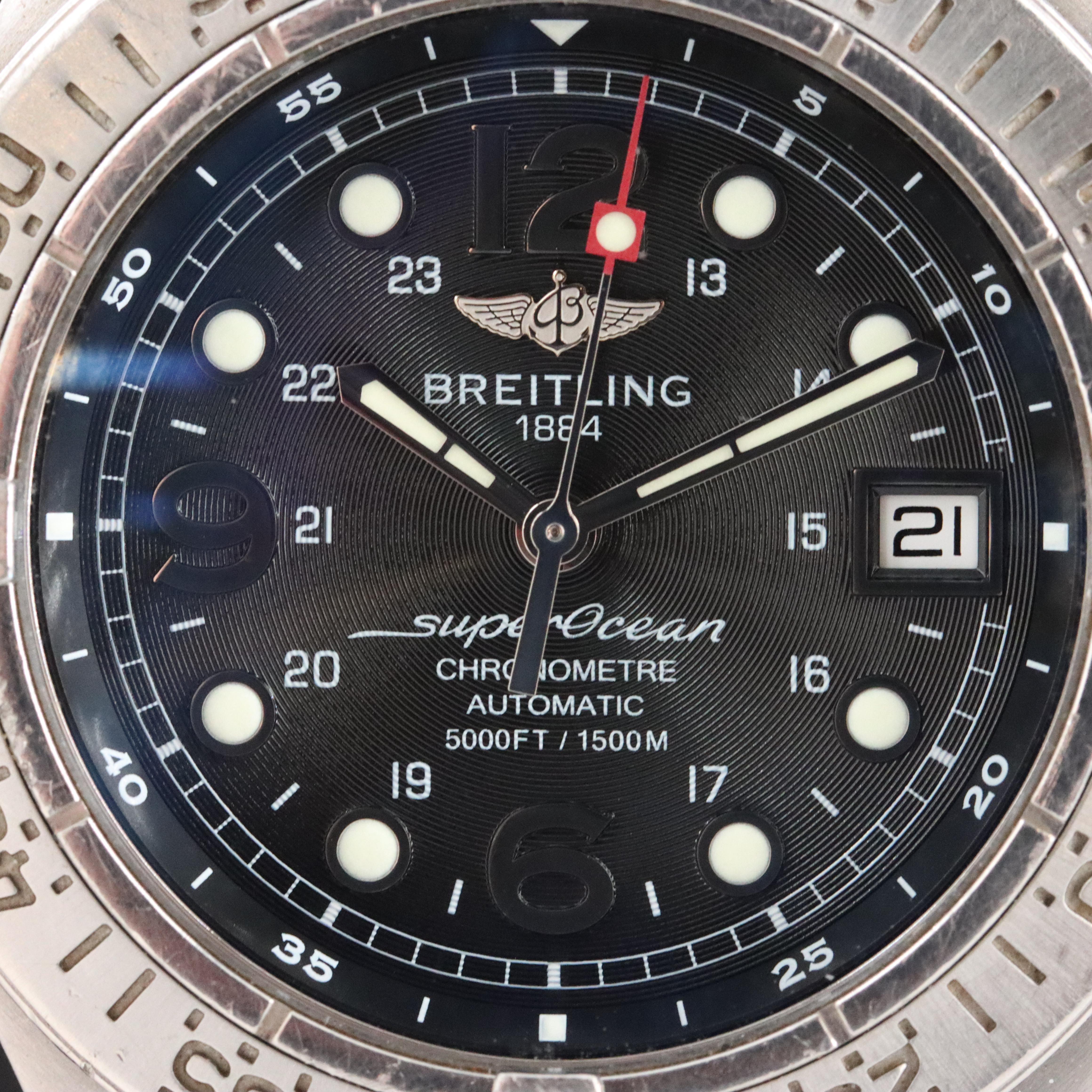 Breitling Superocean 1500 Meters Automatic Date Watch