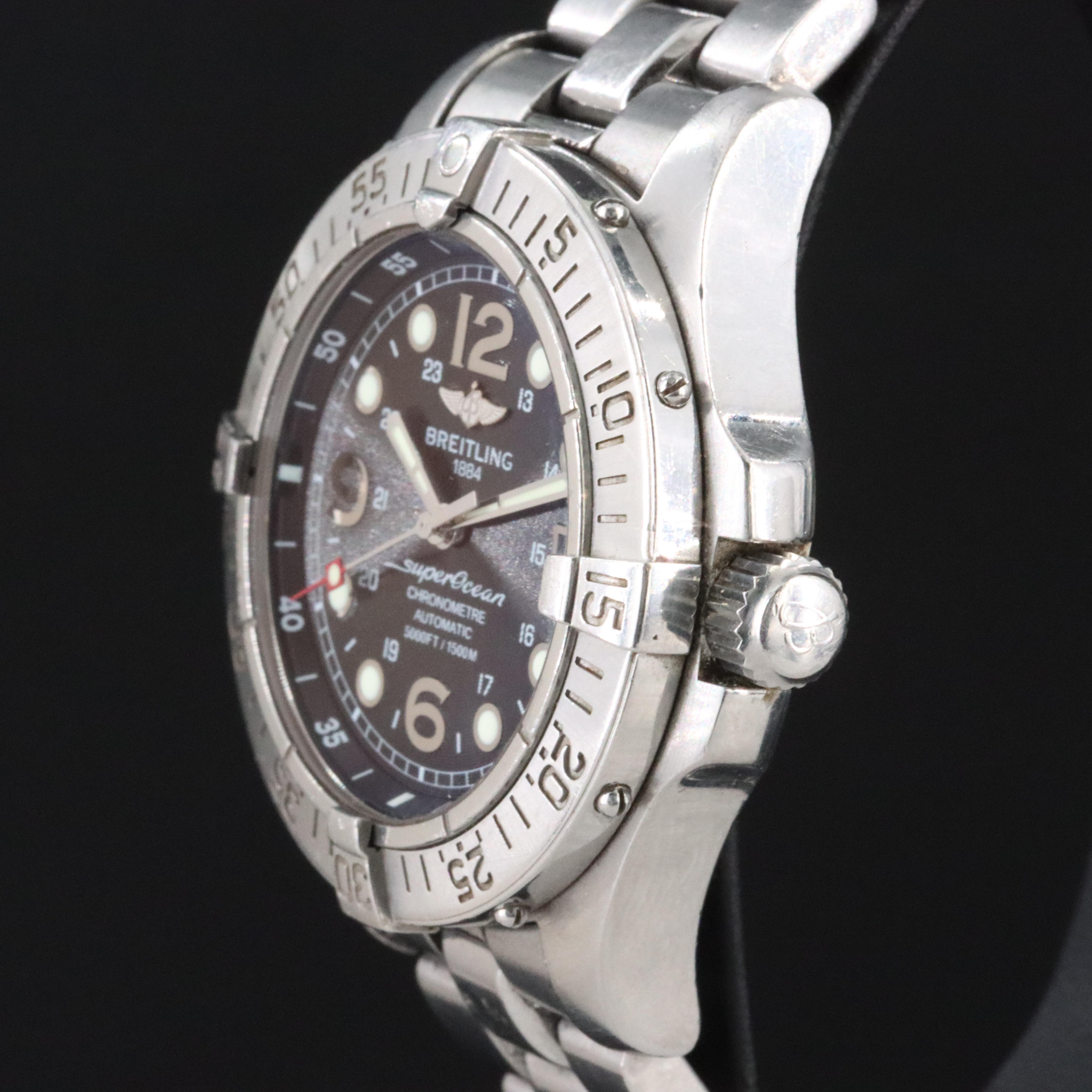 Breitling Superocean 1500 Meters Automatic Date Watch