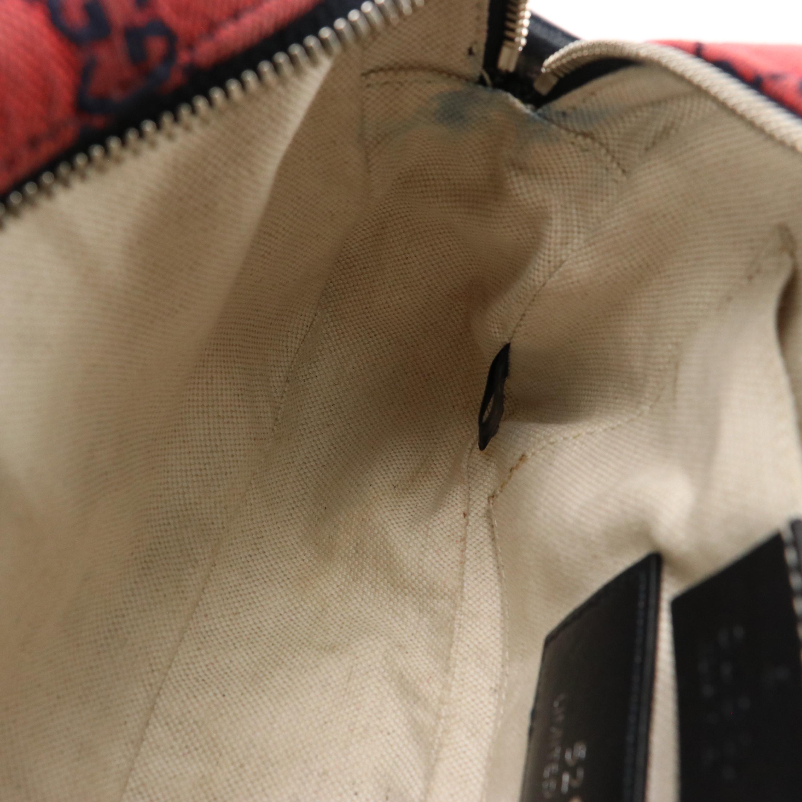 Gucci Marmont Red GG Canvas Limited Edition Crossbody Bag