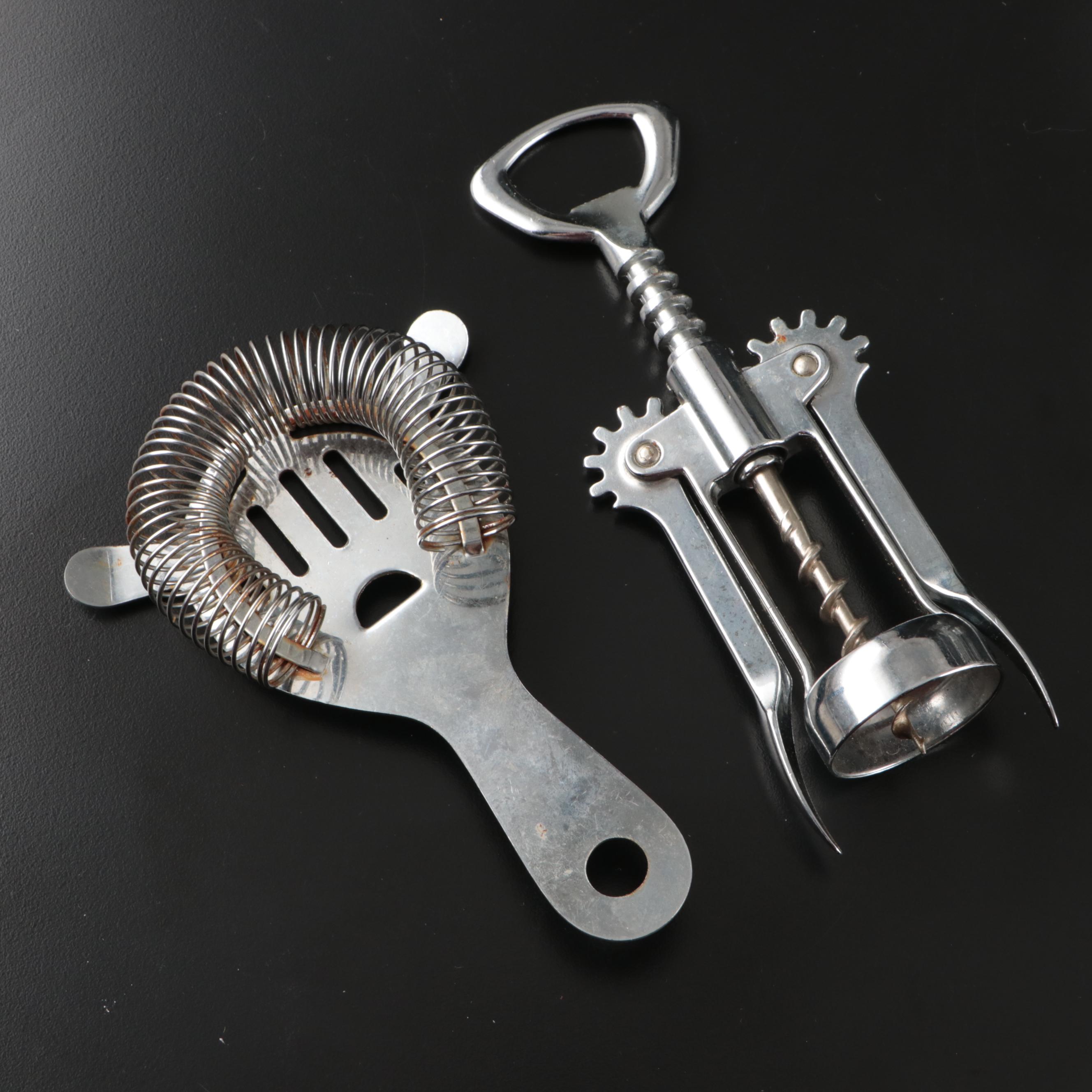 Stemless Martini Glasses with Cordials, Pitcher, Serving Tray and More Barware