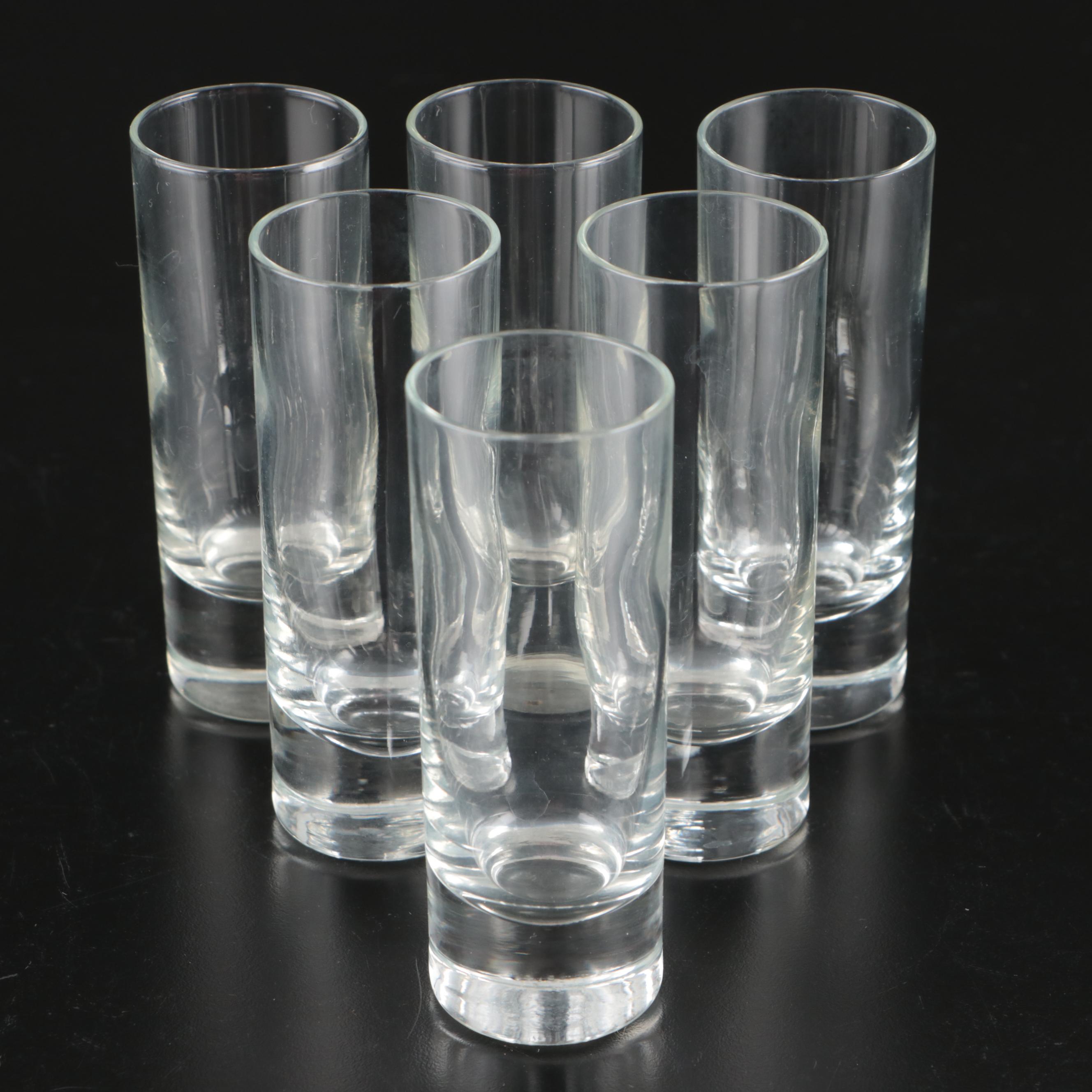 Stemless Martini Glasses with Cordials, Pitcher, Serving Tray and More Barware