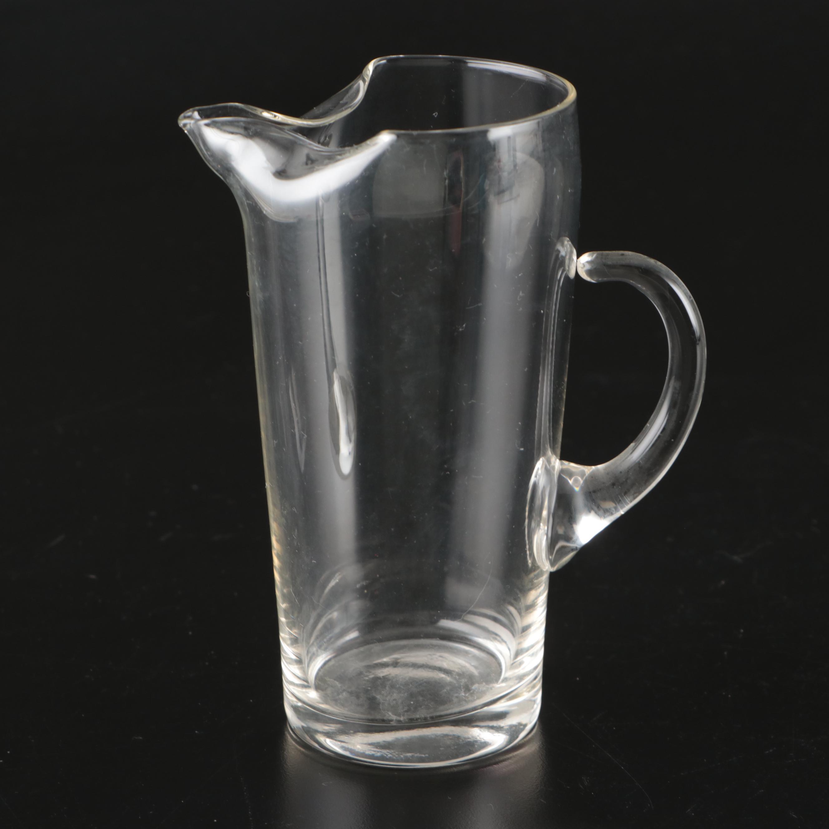 Stemless Martini Glasses with Cordials, Pitcher, Serving Tray and More Barware