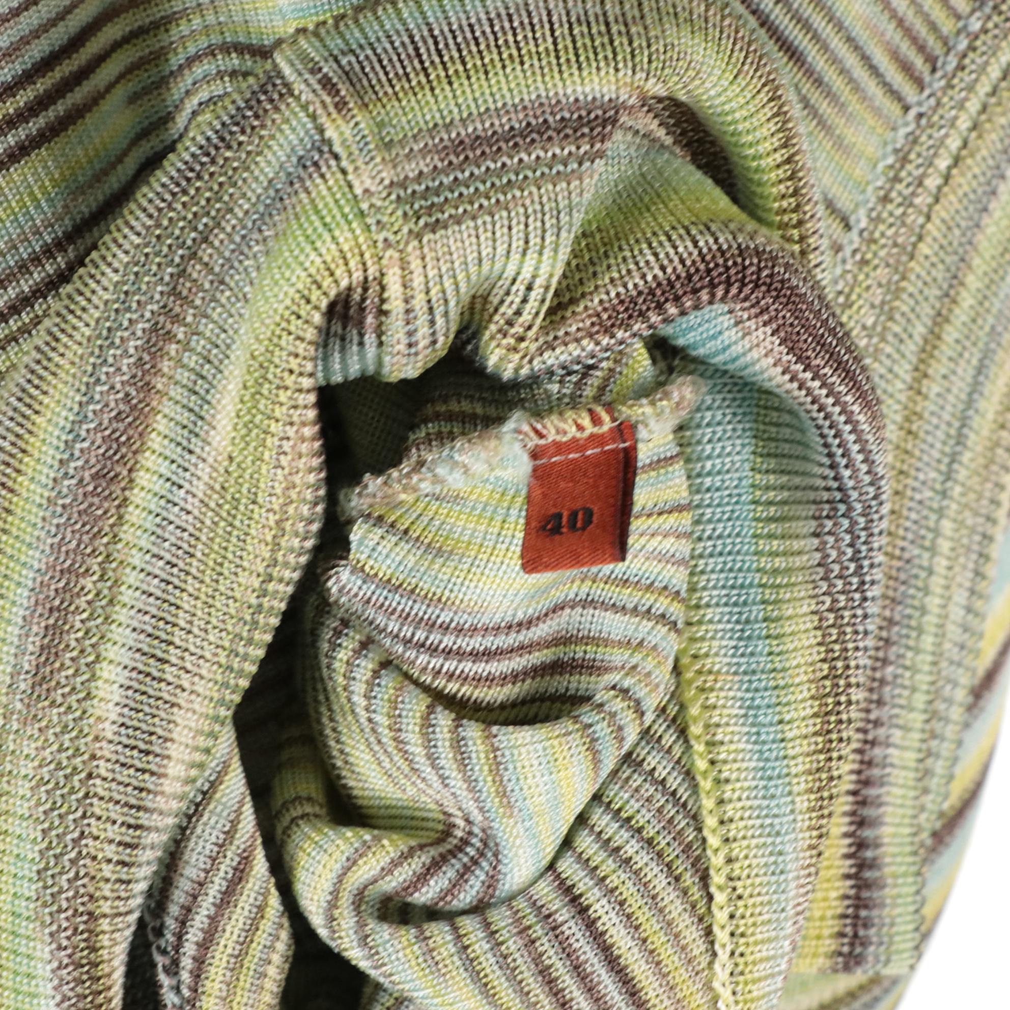 Missoni Orange Label Pant Set and Cardigan Sweater, 1970s
