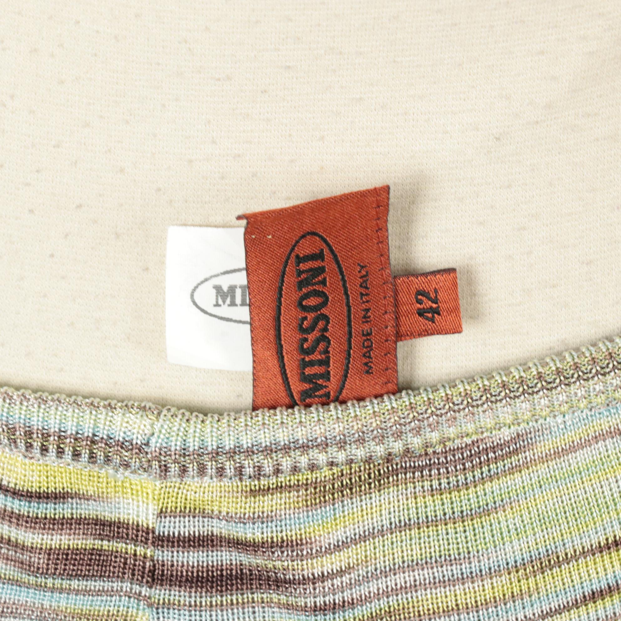 Missoni Orange Label Pant Set and Cardigan Sweater, 1970s