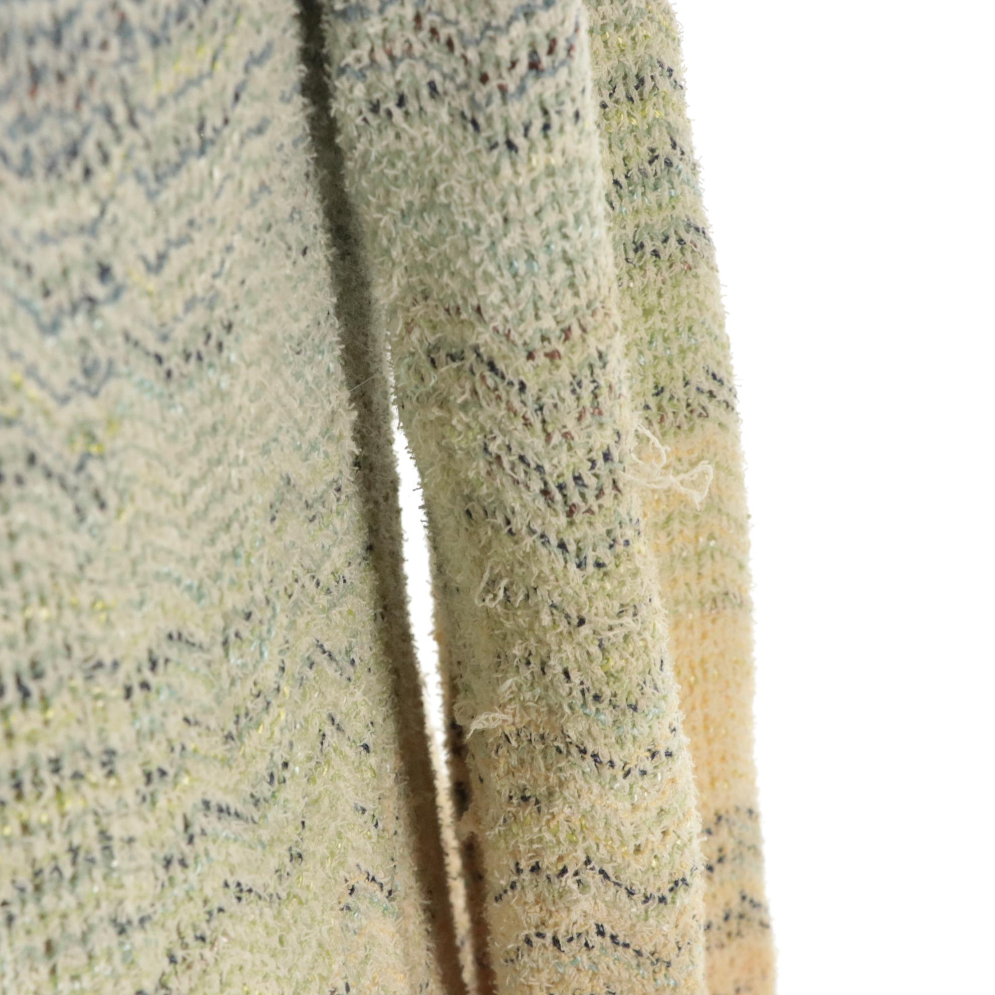 Missoni Orange Label Pant Set and Cardigan Sweater, 1970s