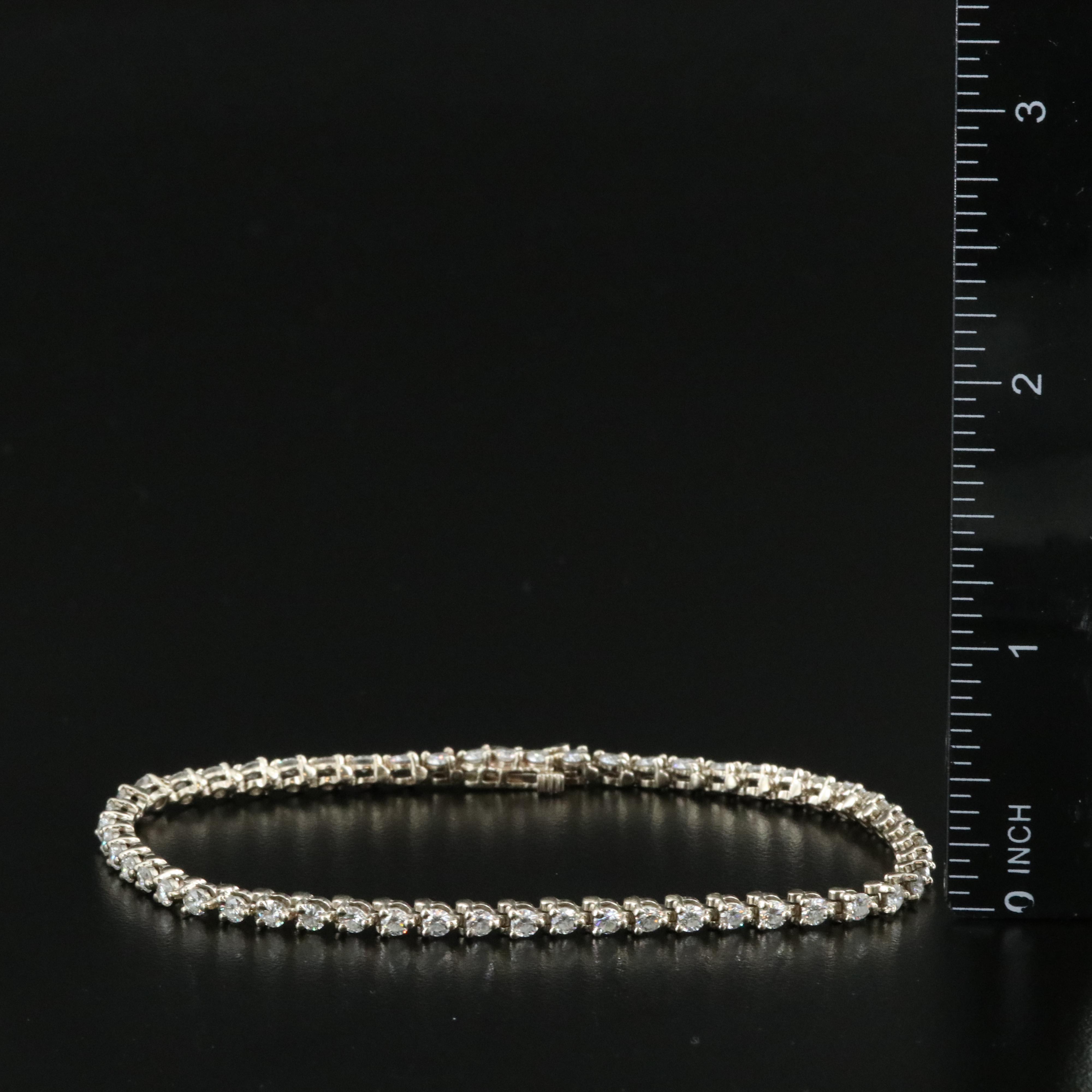 14K 3.20 CTW Diamond Line Bracelet