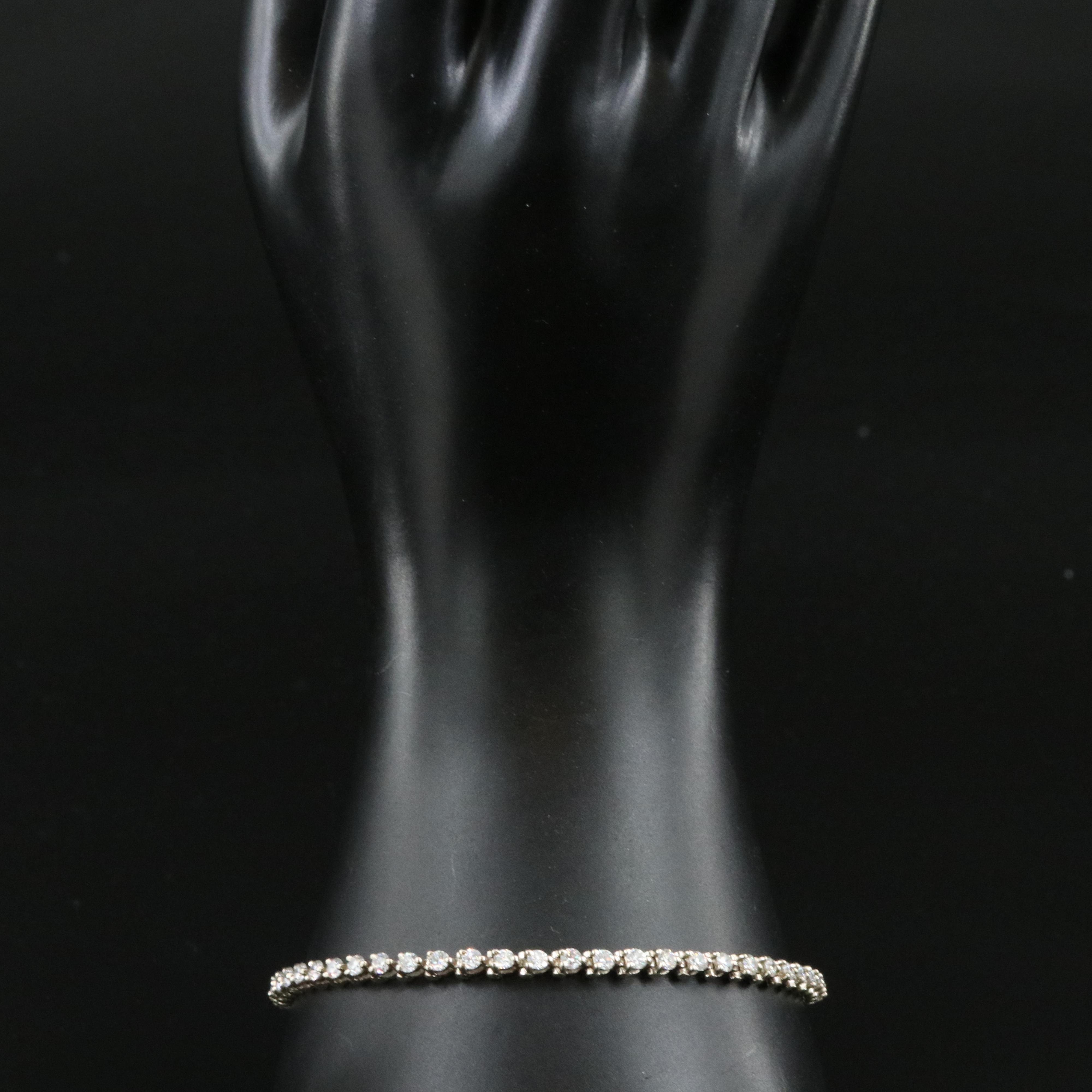 14K 3.20 CTW Diamond Line Bracelet