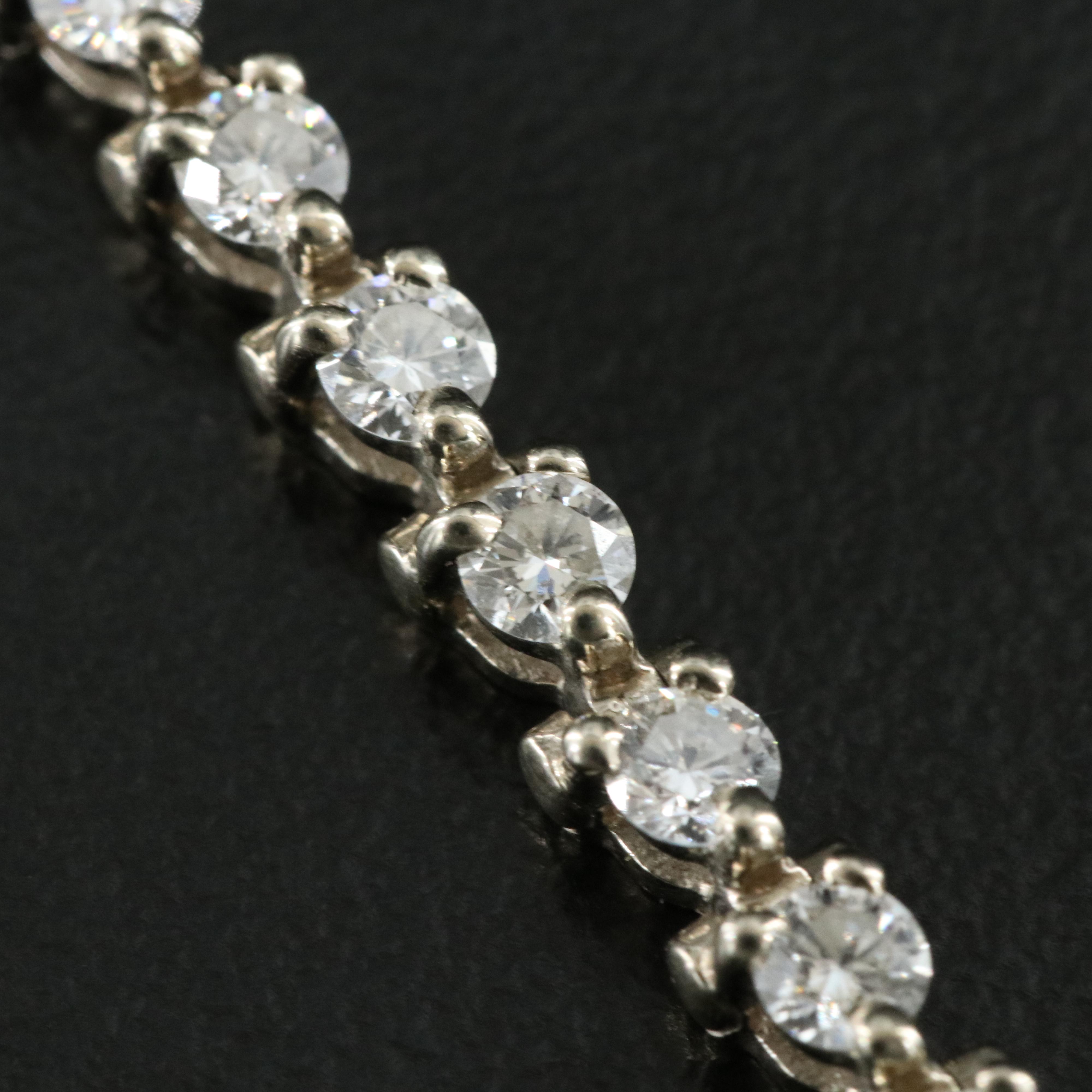 14K 3.20 CTW Diamond Line Bracelet
