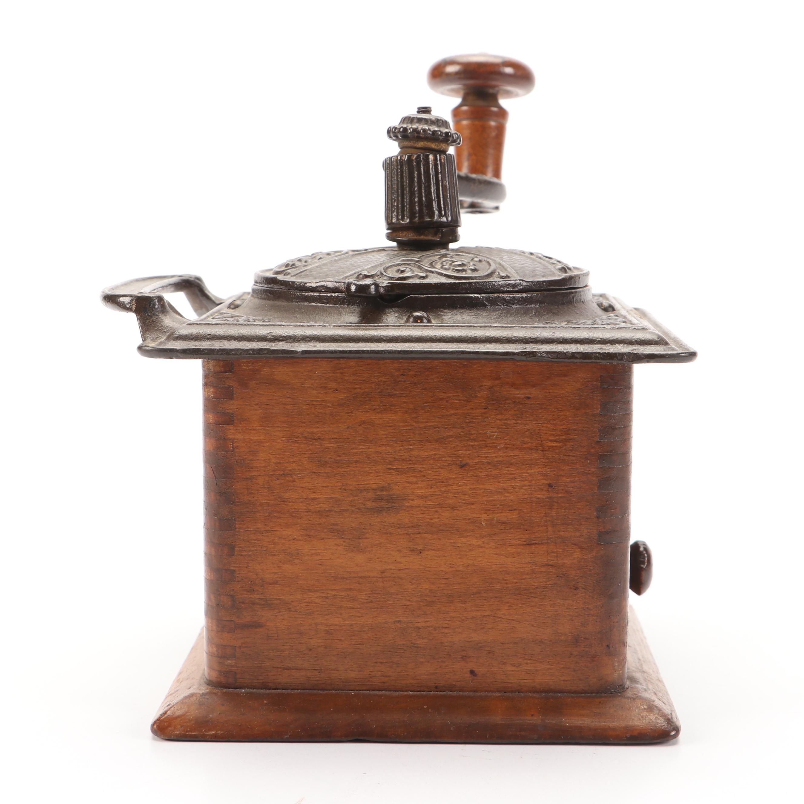 Victorian Manual Coffee Grinder, Late 19th/Early 20th Century