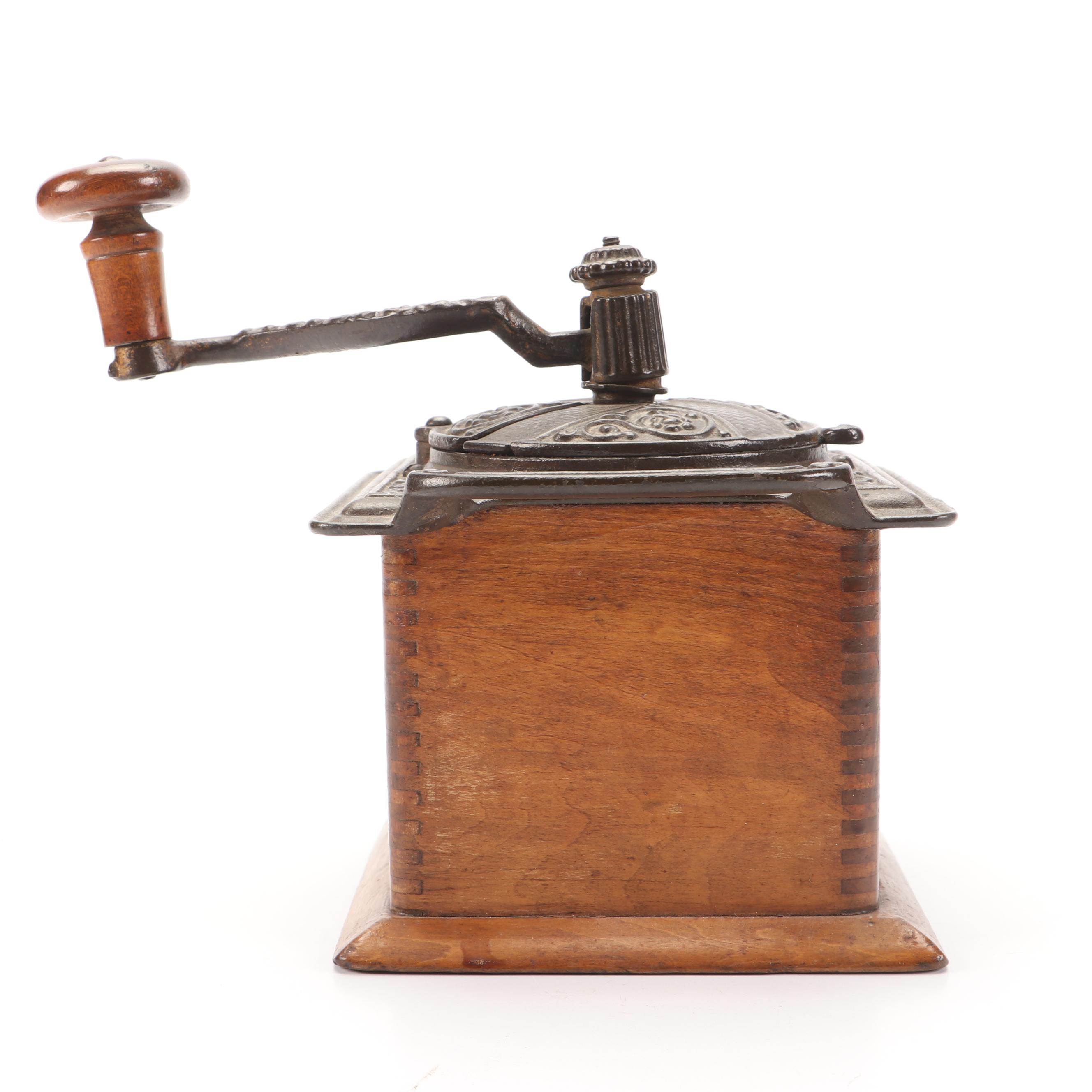 Victorian Manual Coffee Grinder, Late 19th/Early 20th Century