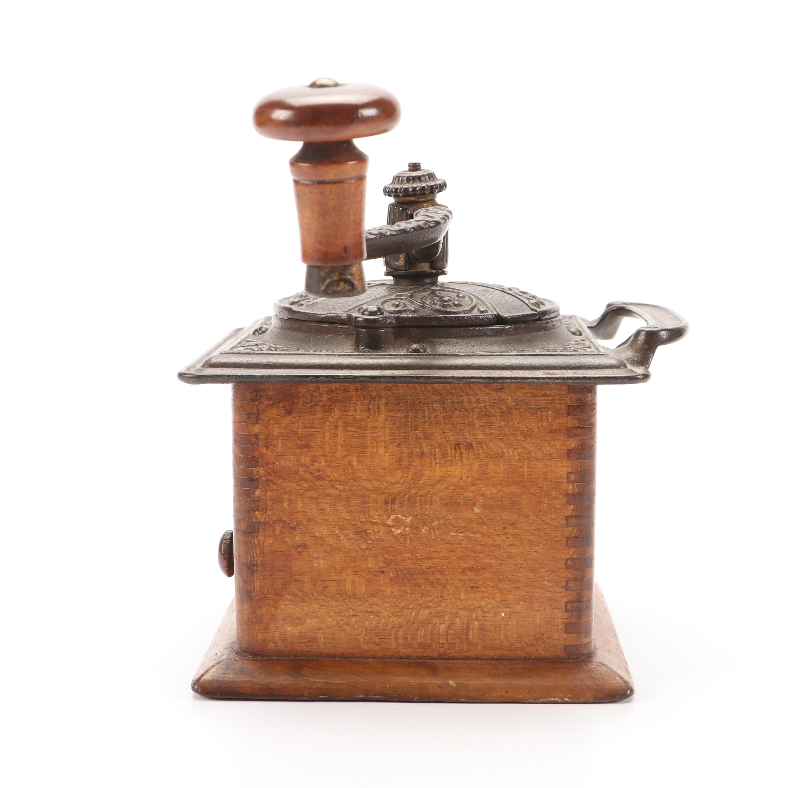 Victorian Manual Coffee Grinder, Late 19th/Early 20th Century