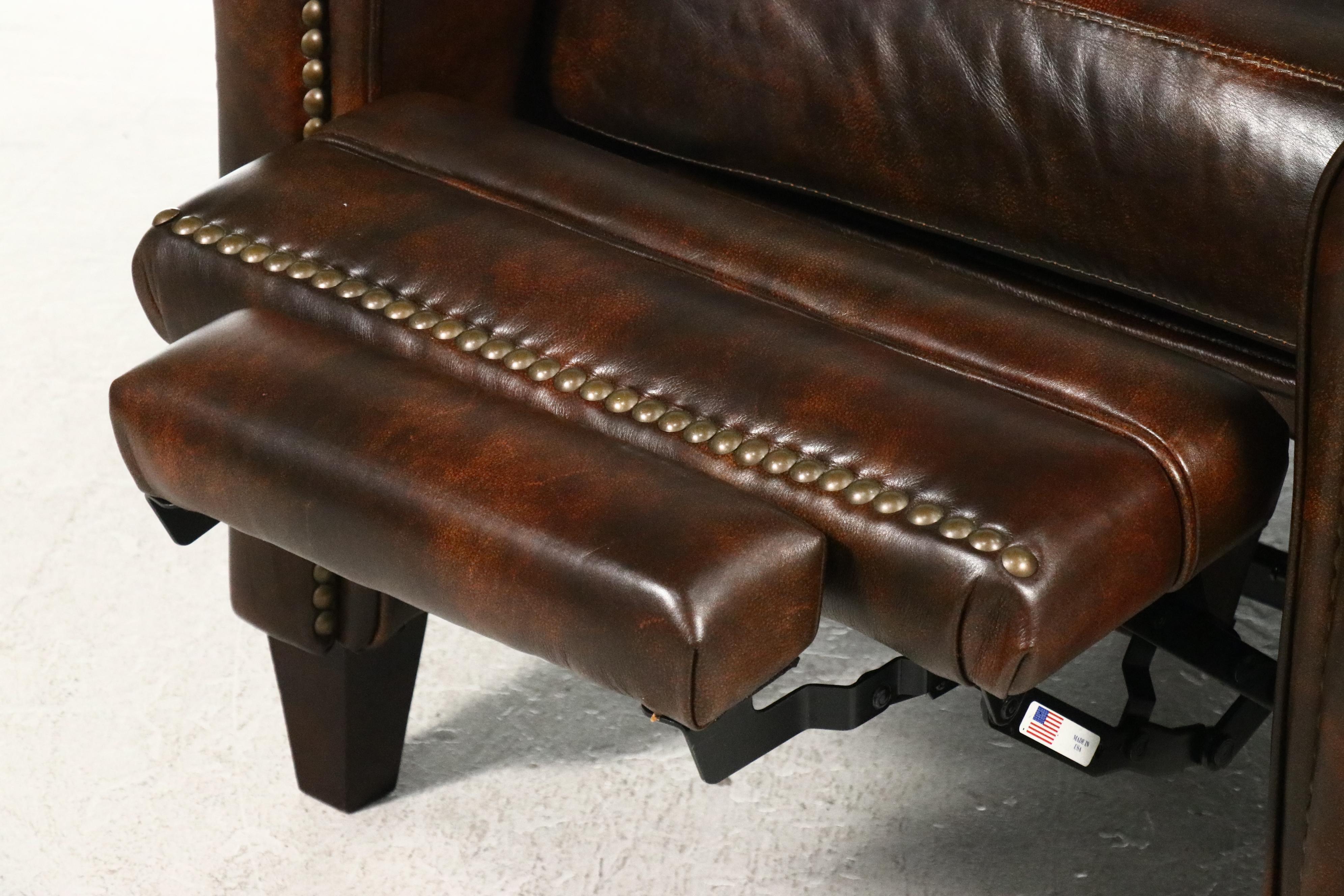 Bradington Young Leather Upholstered Recliner, 2011