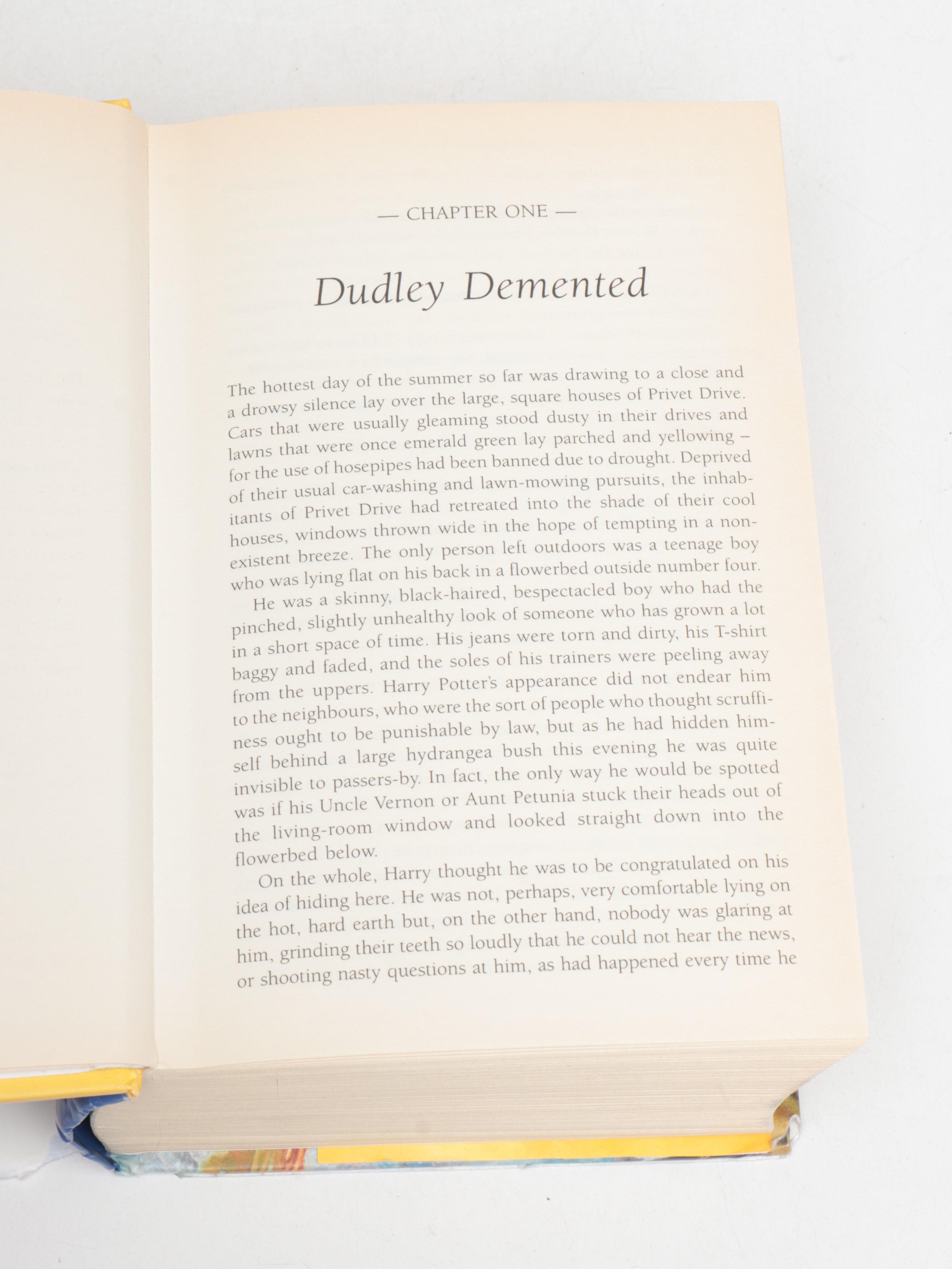 First UK Edition "Harry Potter and the Order of the Phoenix" by J. K. Rowling