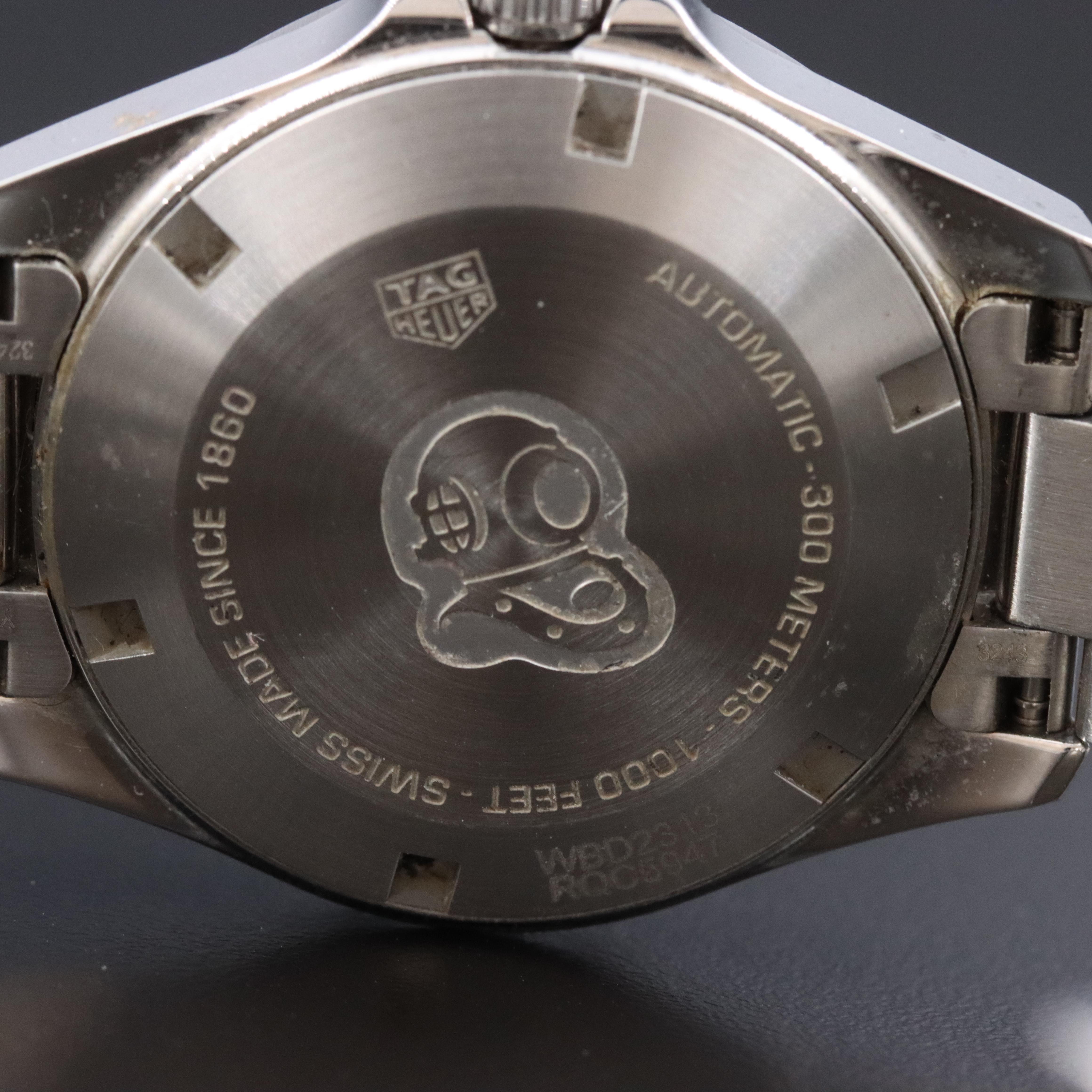 TAG Heuer Diamond Dial Stainless Steel Automatic Date Watch