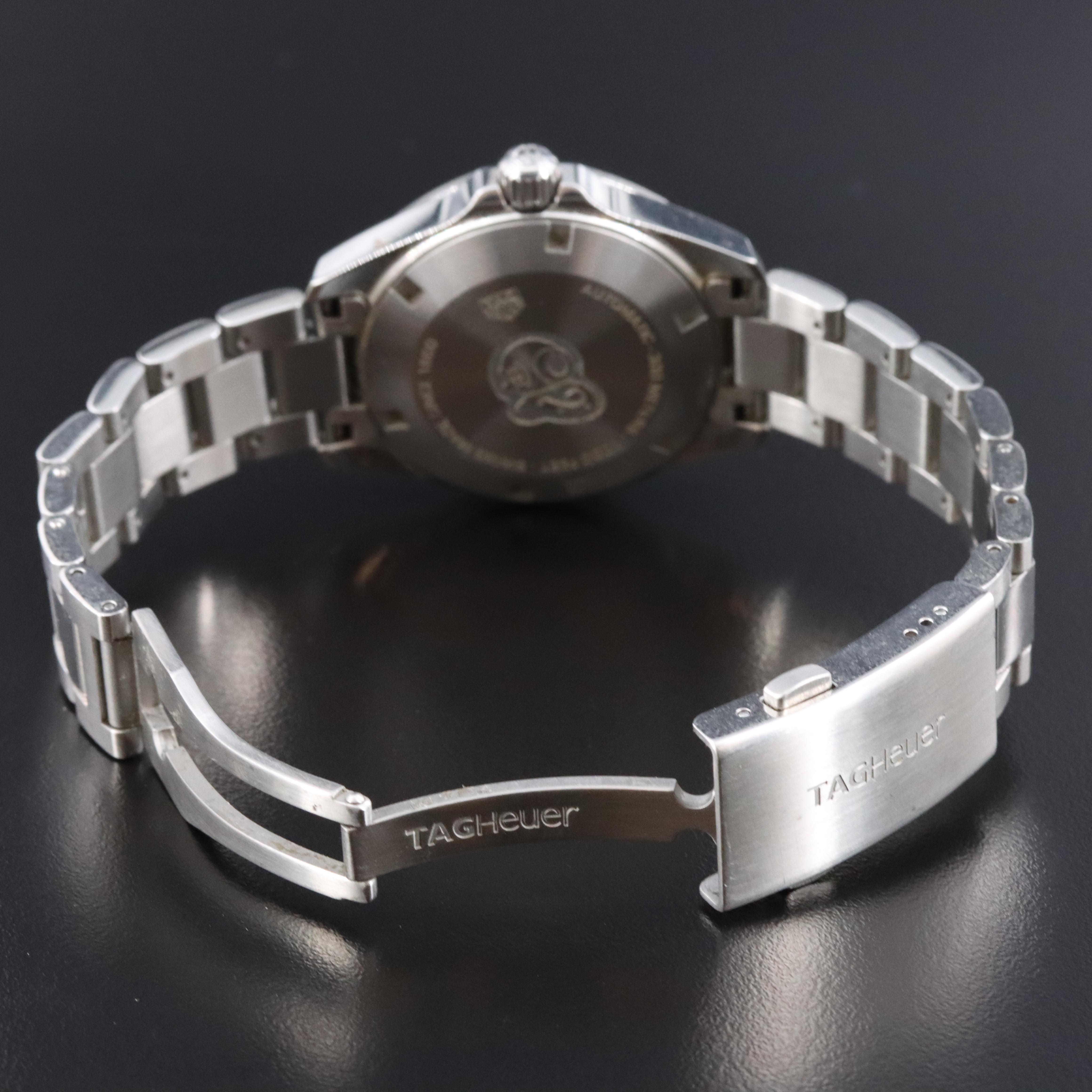 TAG Heuer Diamond Dial Stainless Steel Automatic Date Watch