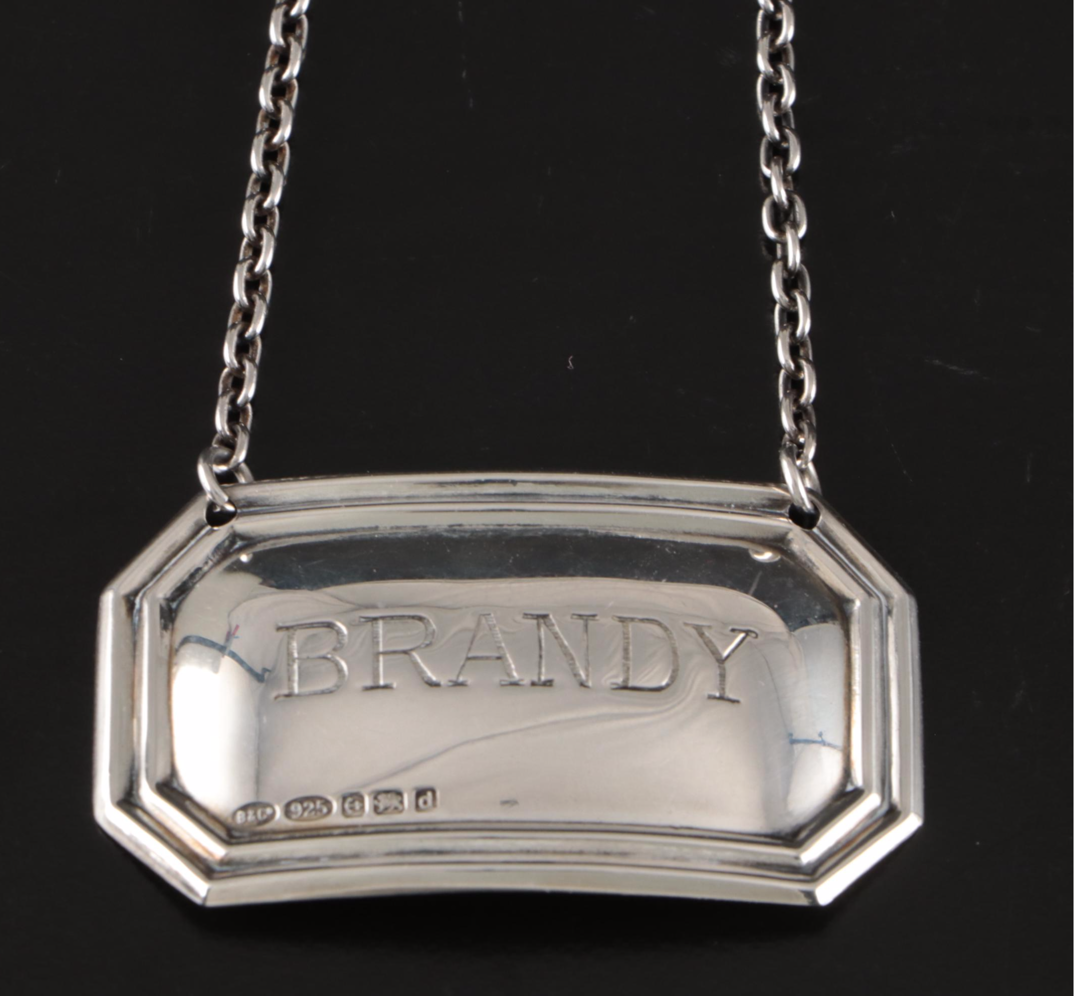 Stieff Williamsburg Restoration and Other Sterling Silver Bottle Tags