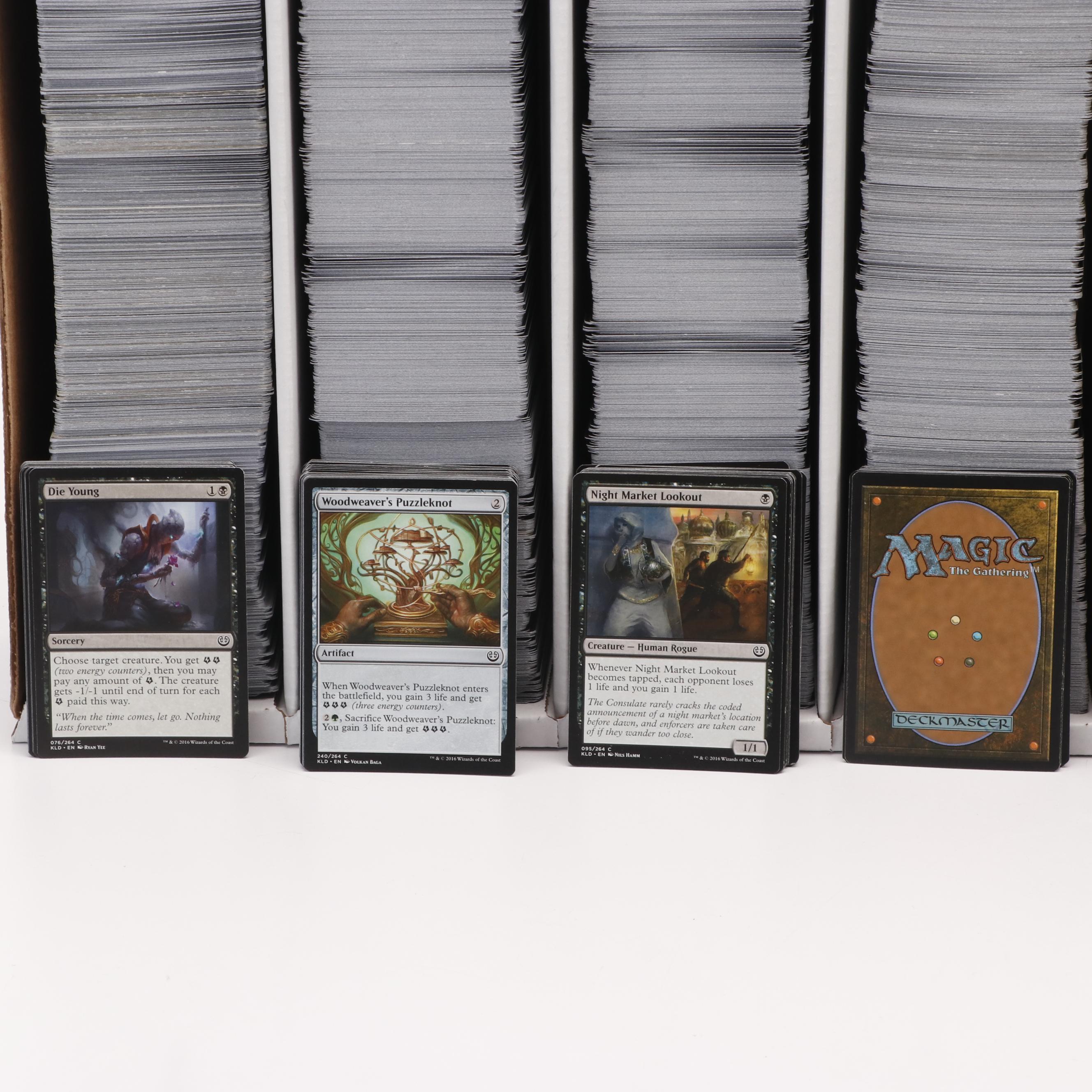 Collection of Over 6,000 Magic The Gathering Trading Cards
