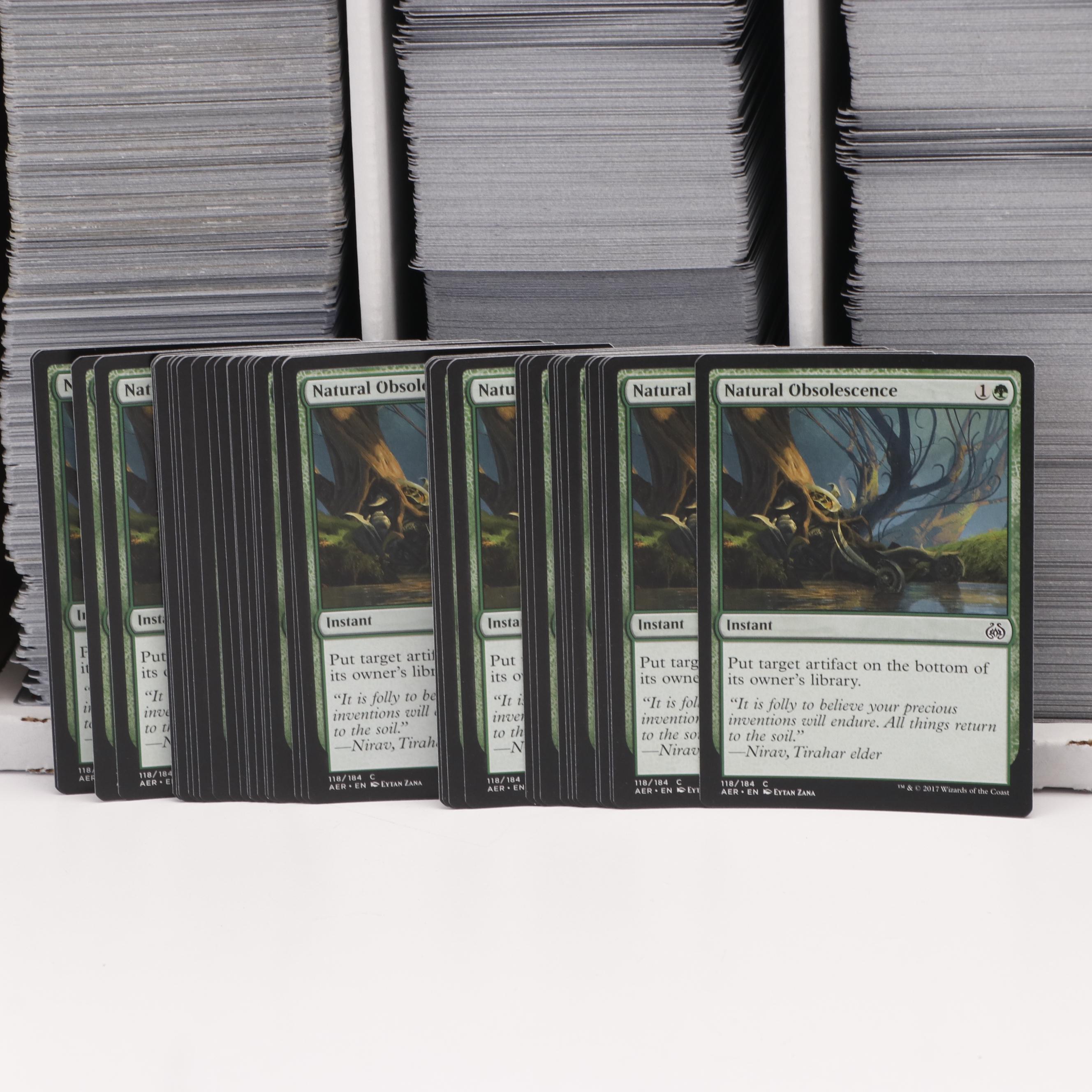 Collection of Over 6,000 Magic The Gathering Trading Cards