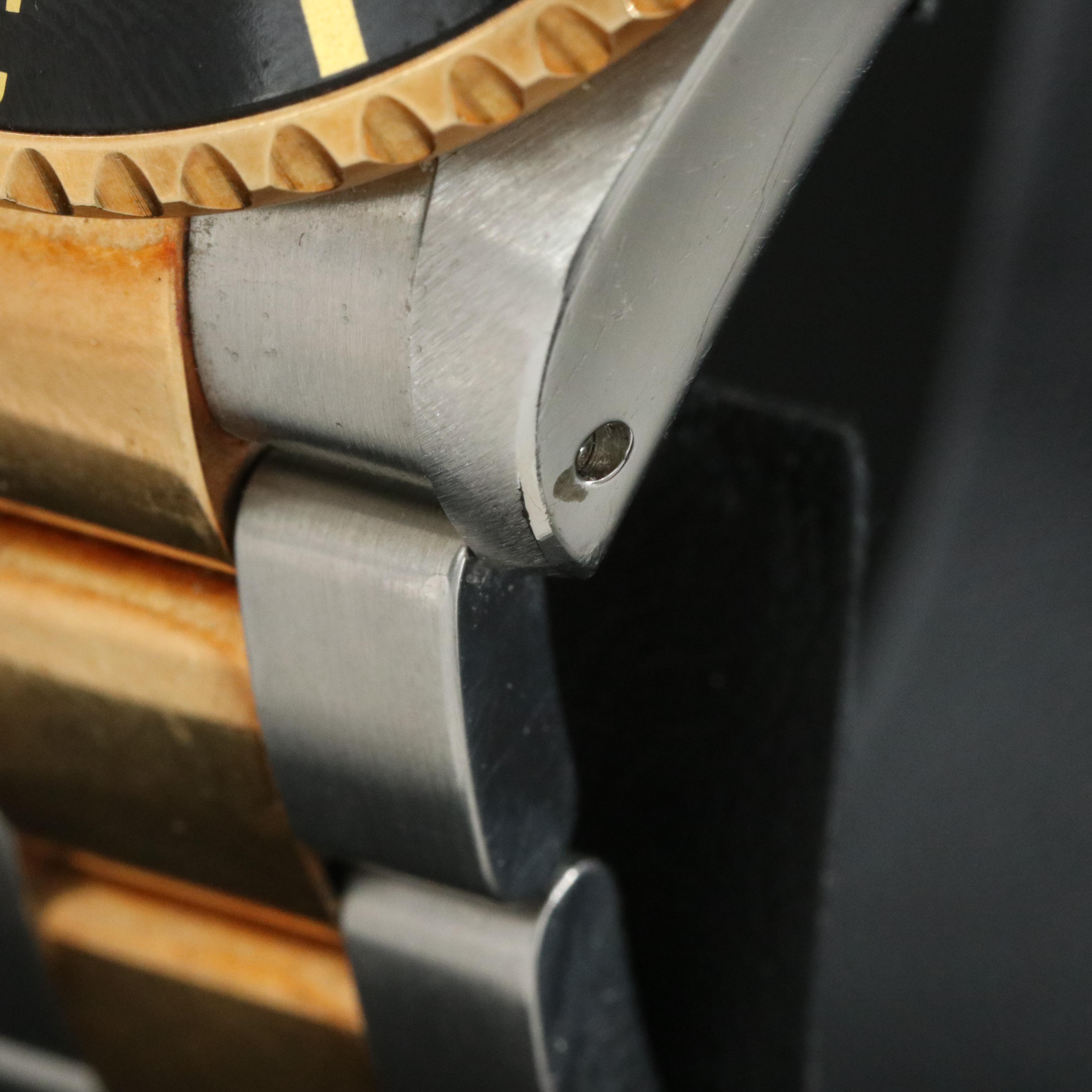 Rolex Submariner 16613 Black 40mm Two-Tone 18K & Steel Automatic Watch