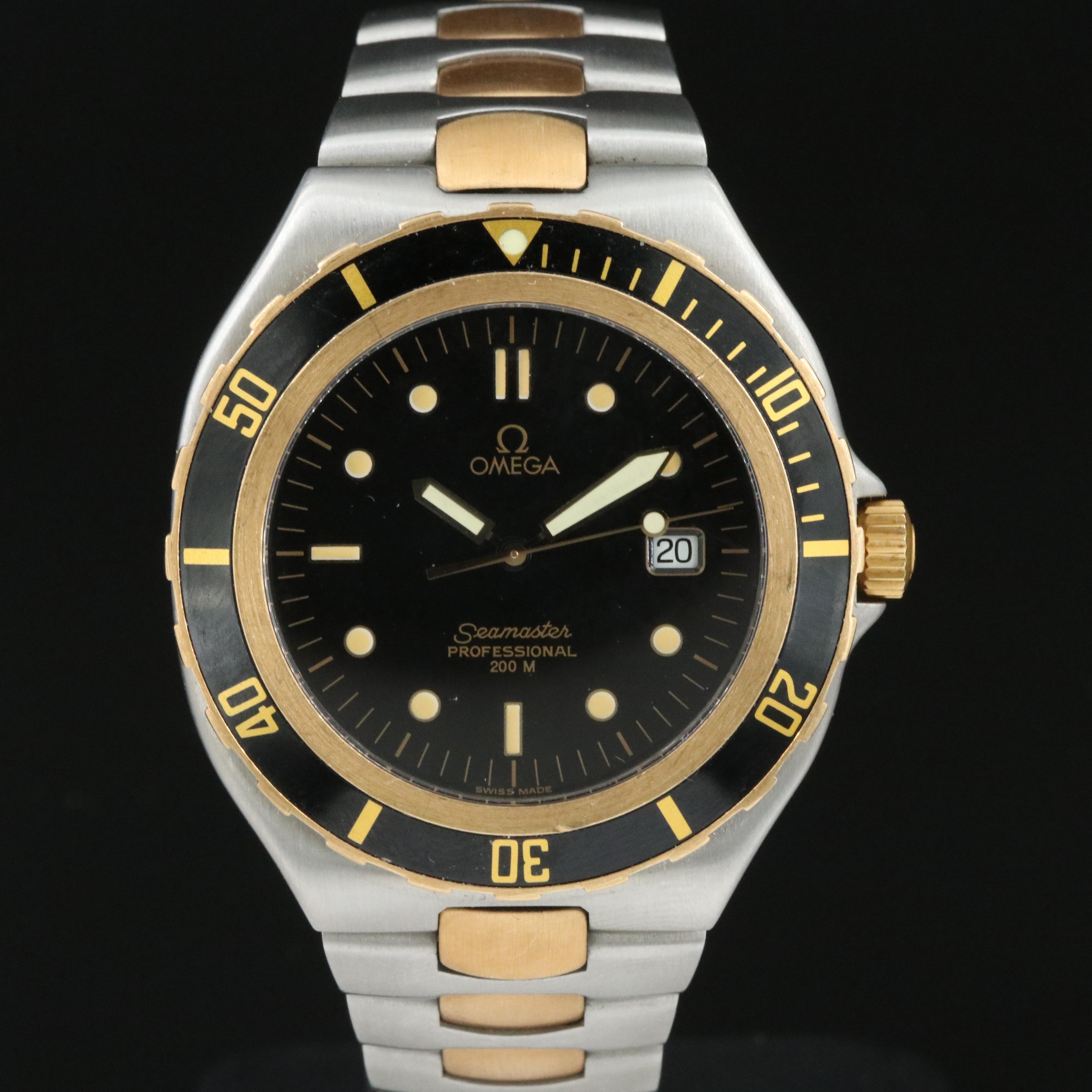 1989 Omega Seamaster Professional 200 Meters Date Watch