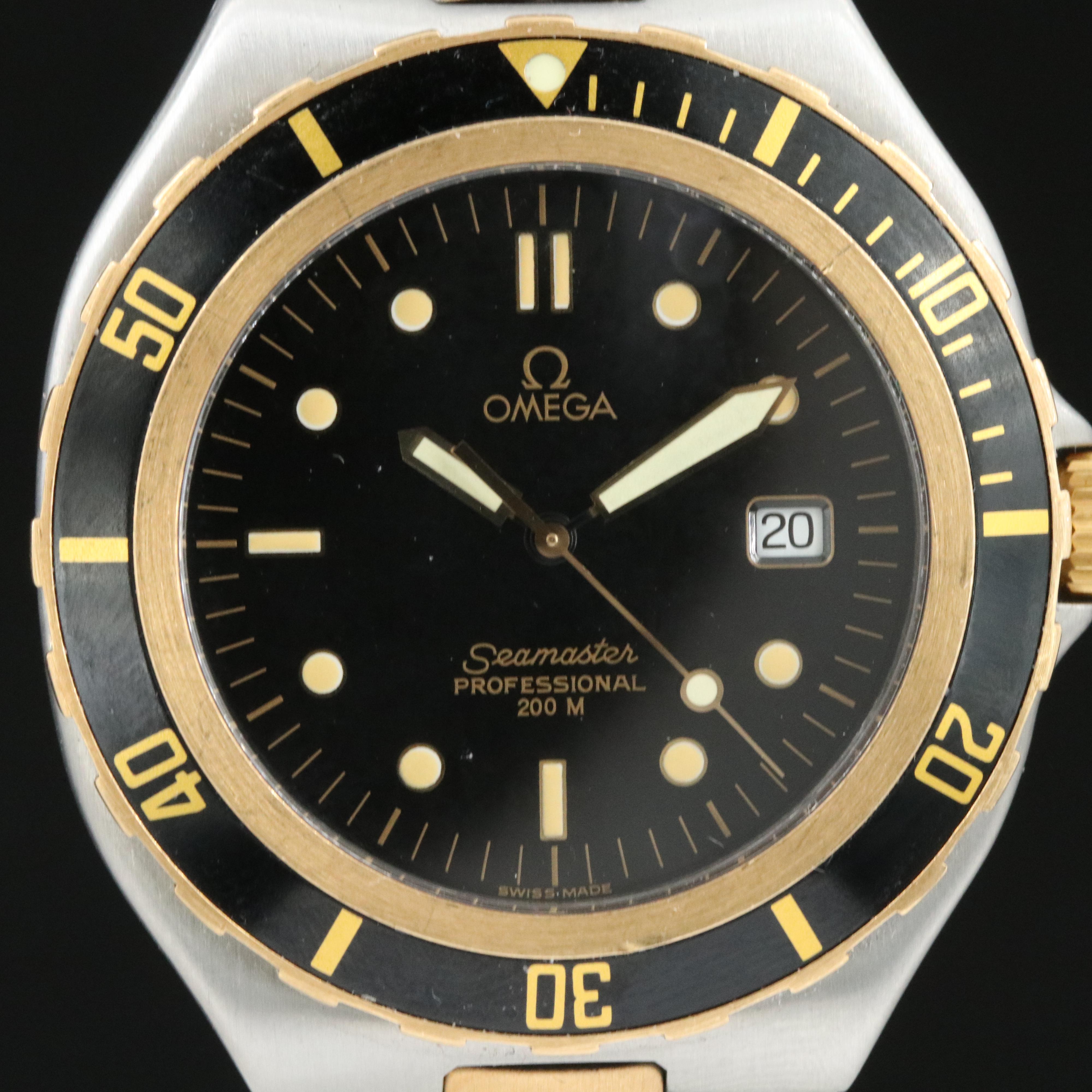 1989 Omega Seamaster Professional 200 Meters Date Watch