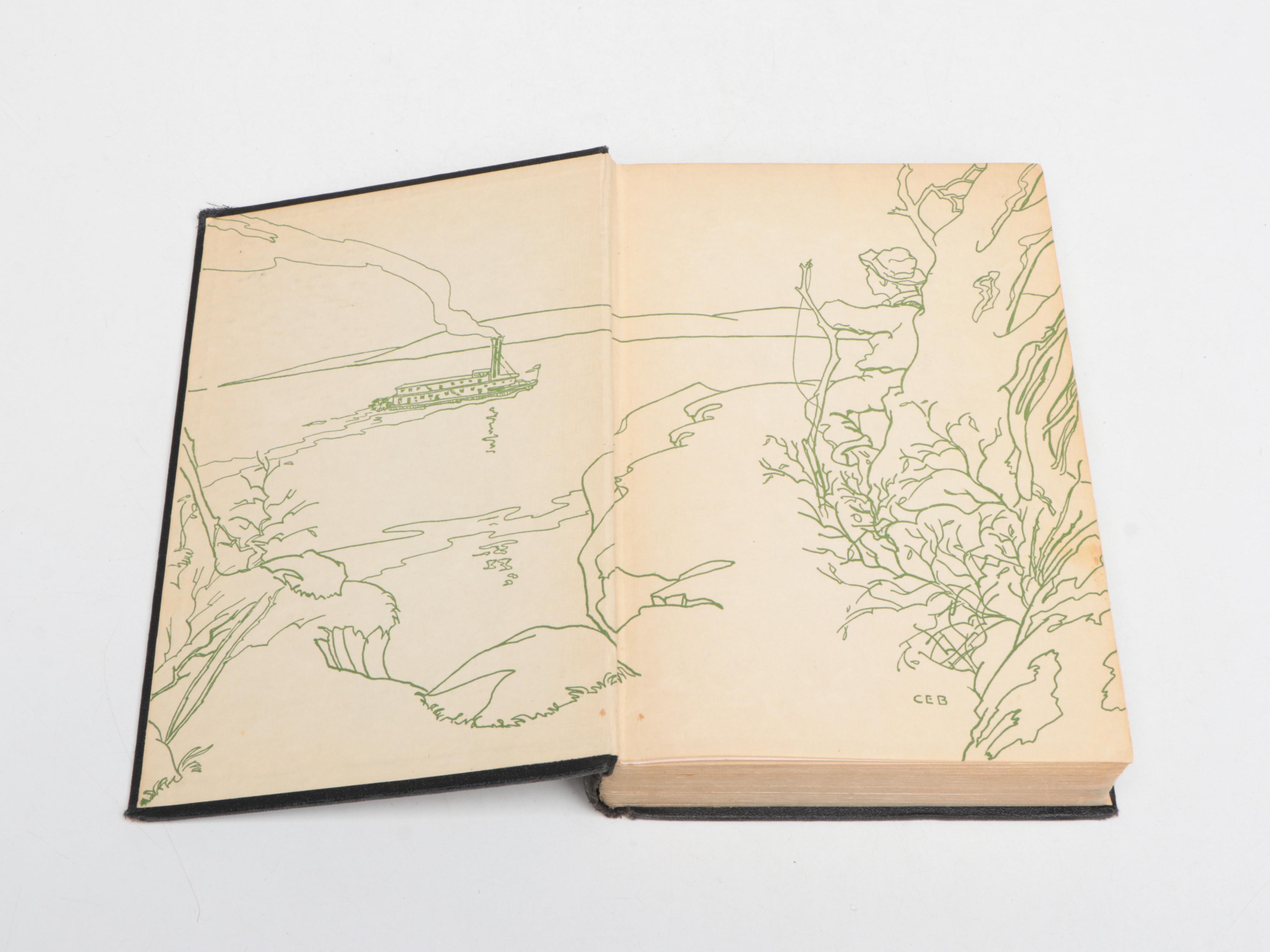 Worth Brehm Illustrated "The Adventures of Tom Sawyer" by Mark Twain, 1935