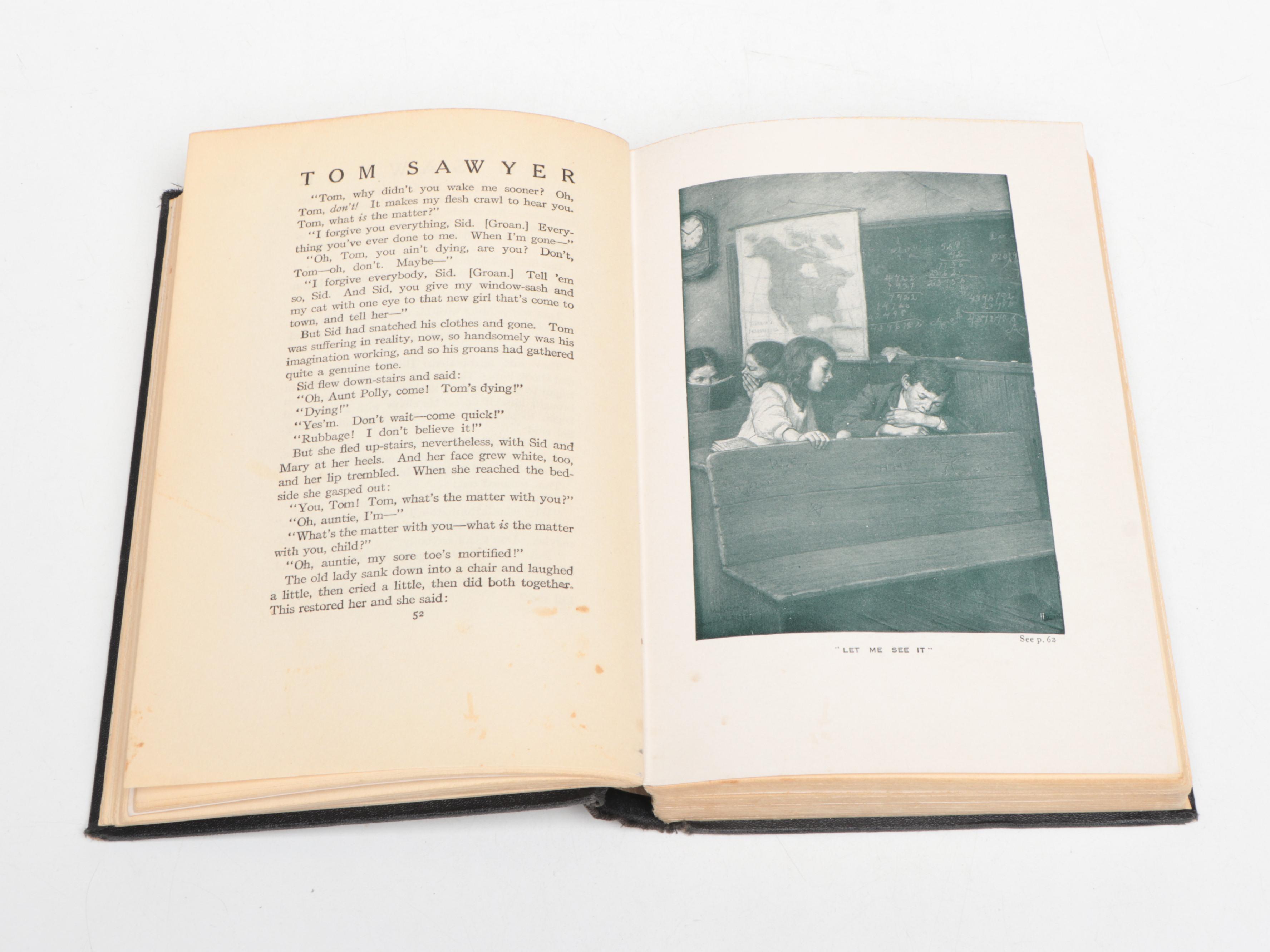 Worth Brehm Illustrated "The Adventures of Tom Sawyer" by Mark Twain, 1935